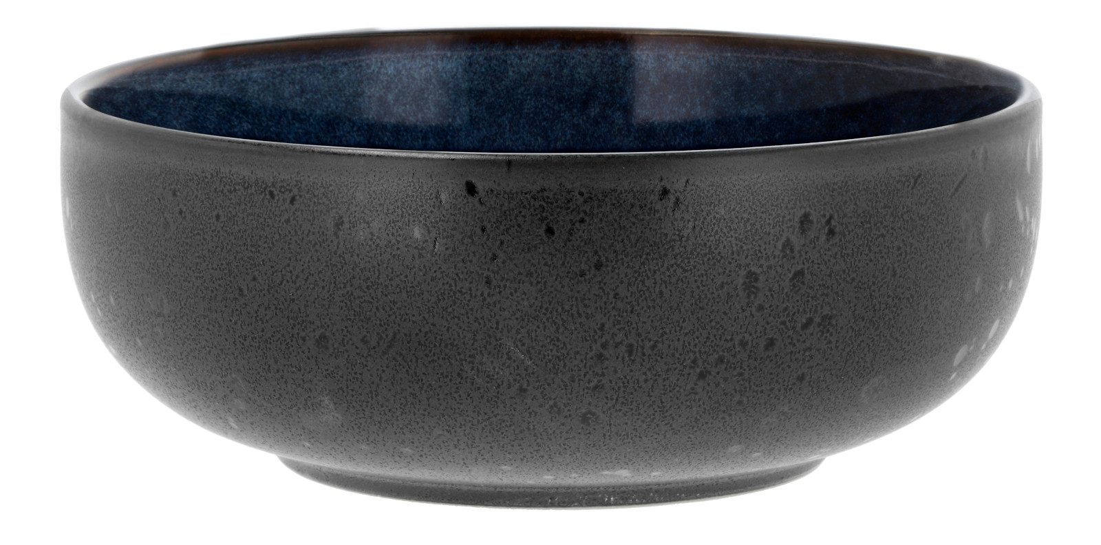 Bitz Schüssel Poke-/Ramenschüssel black/darkblue 18cm, Steinzeug, (Schüsseln & Schalen), Poke-/Ramenschüssel 18 cm Schwarz/Dunkelblau Steinzeug