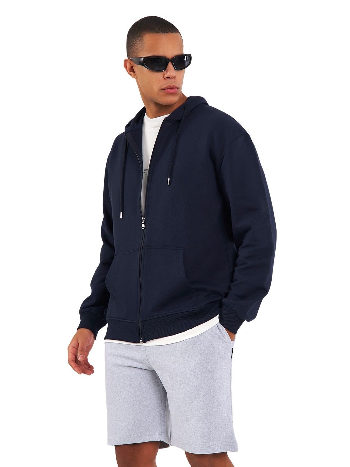 COMEOR Kapuzensweatjacke Herren Zip-Hoodie Kapuzenjacke Sweatshirt mit Reißverschluss