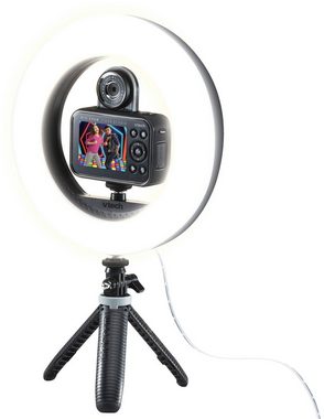 Vtech® KidiZoom Video Studio - Deluxe Bundle Kinderkamera (5 MP, inkl. Selfie-Funktion, Ringlicht und Ministativ)