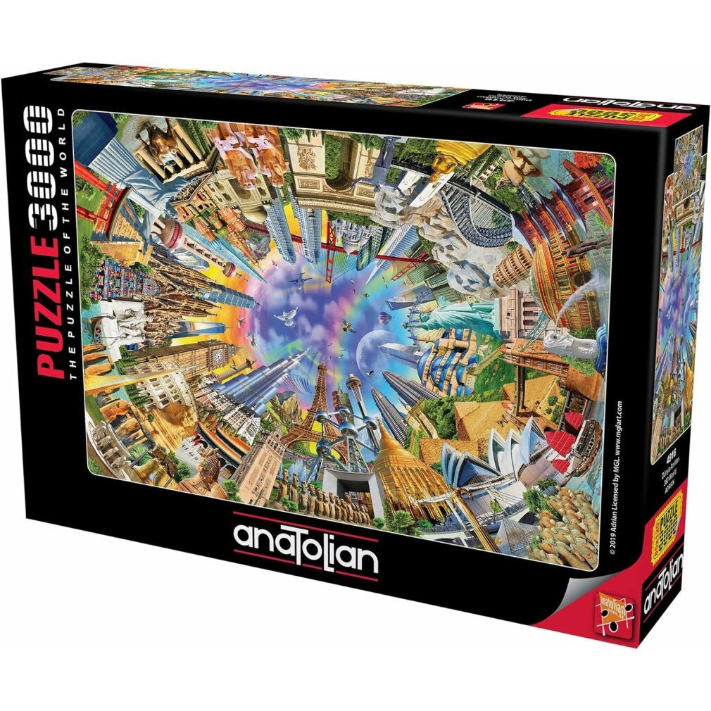 ANATOLIAN Puzzle ANATOLISCHE Puzzle-Welt 3000 Teile, Puzzleteile