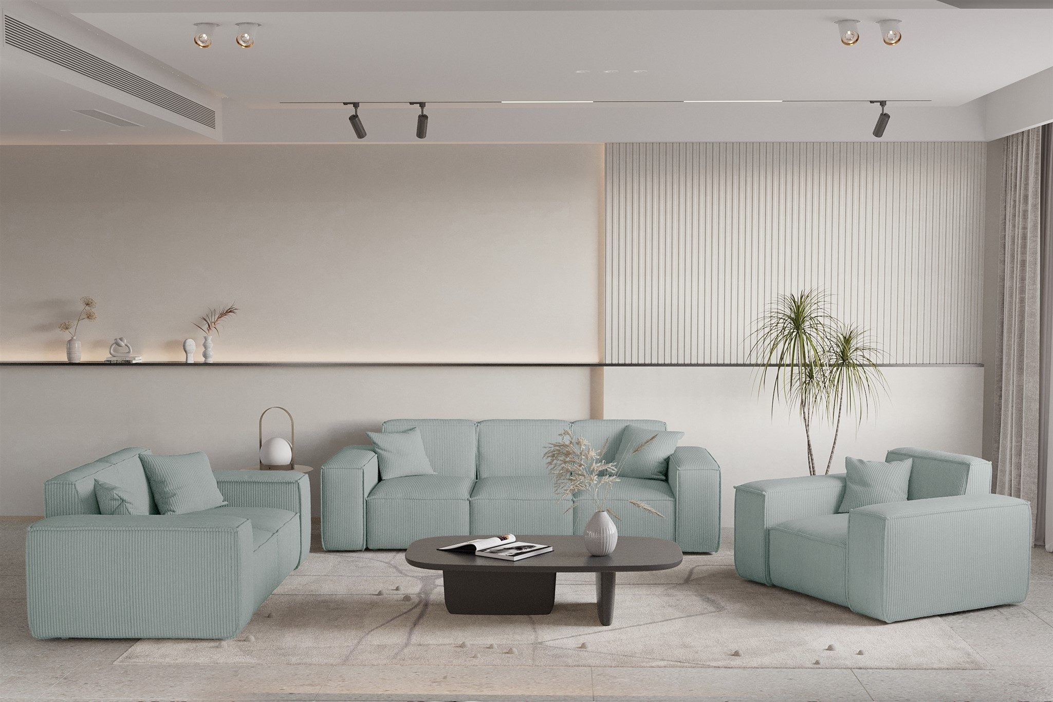 Fun Möbel Polstergarnitur Sofaset Designersofa CELES günstig online kaufen