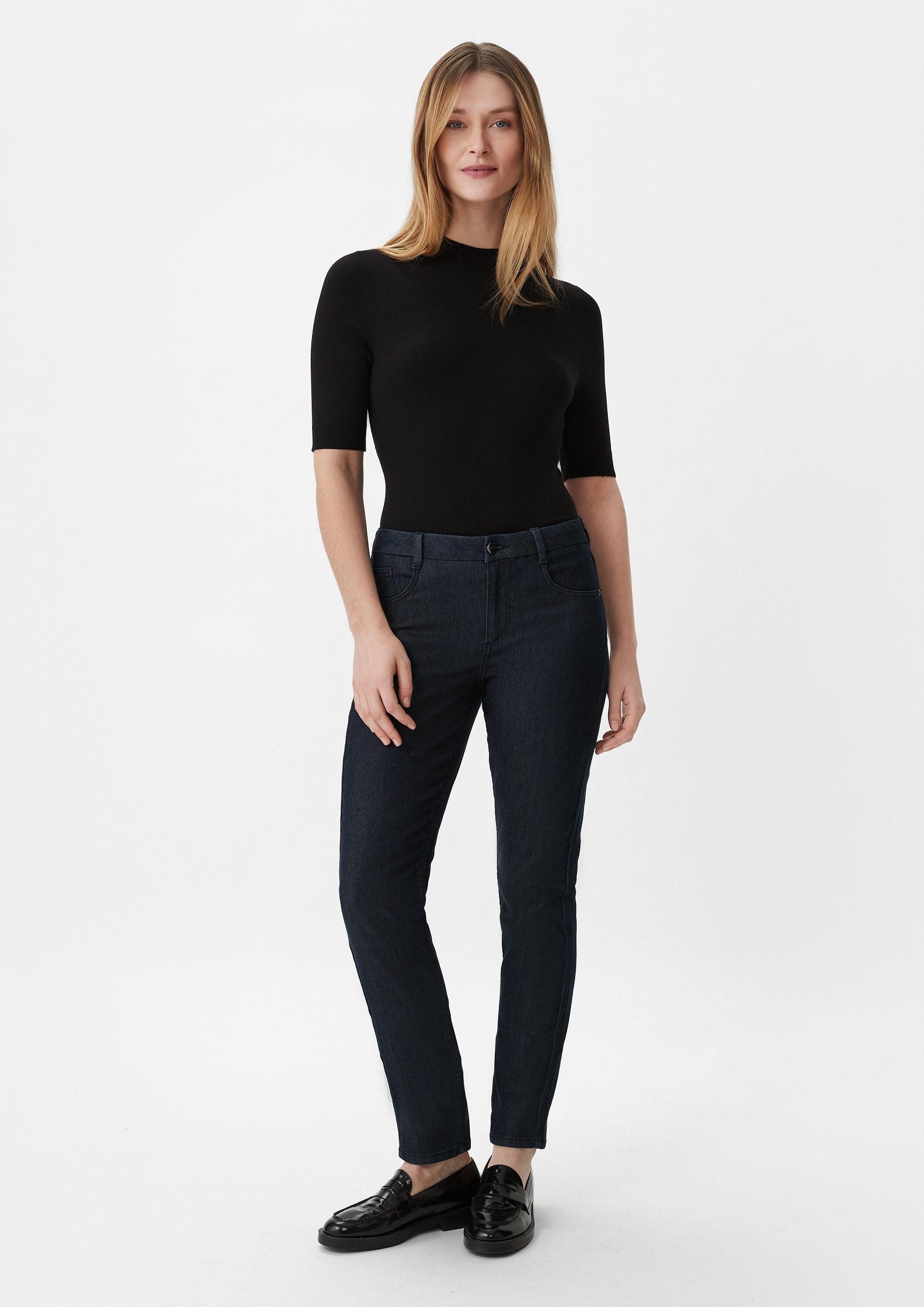 comma Slim-fit-Jeans Jeans-Hose Jeans-Hose mit Slim Leg
