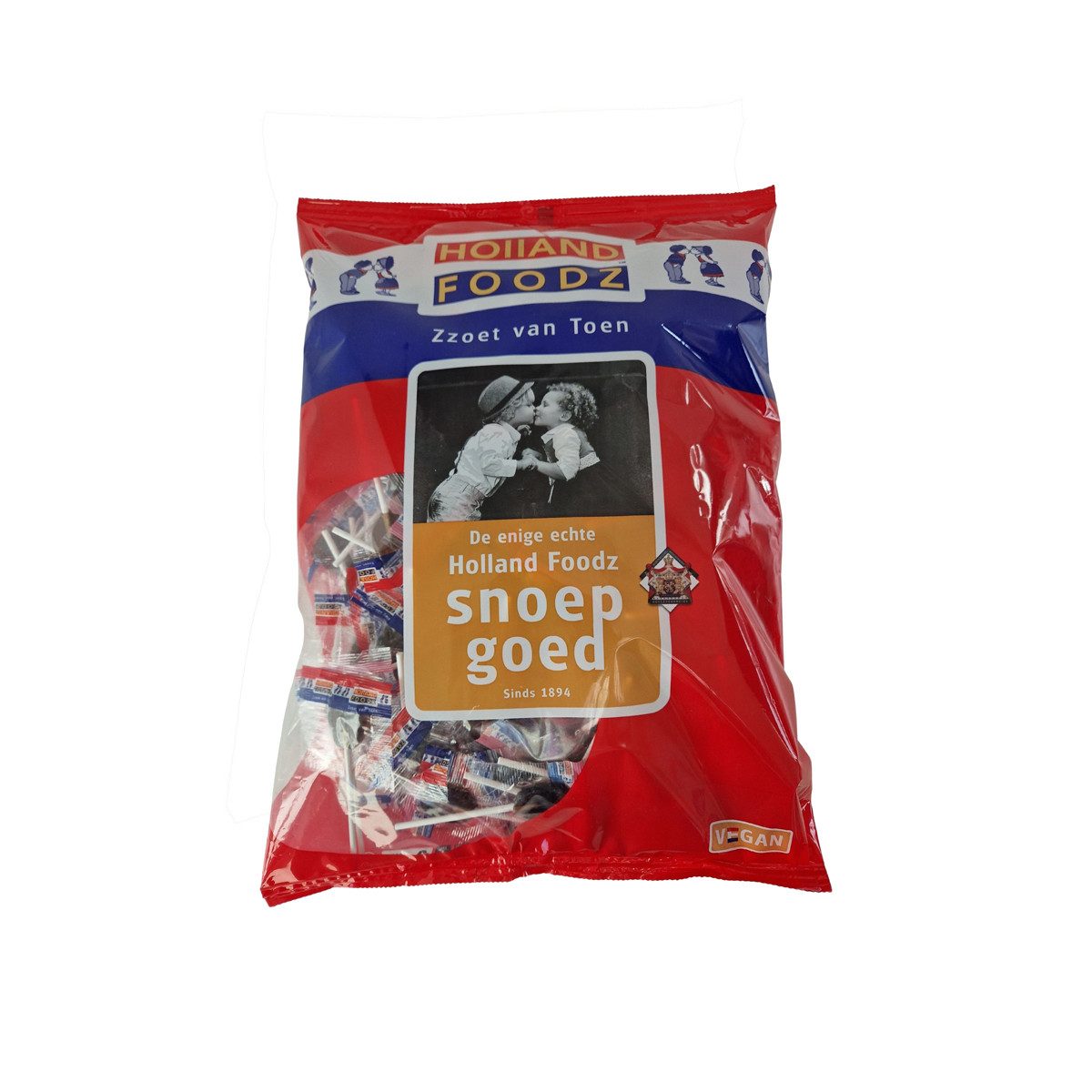 Holland Foodz Süßigkeit, Holland Foodz Cola Knots Flachlutscher mit Cola Geschmack 200 Stück