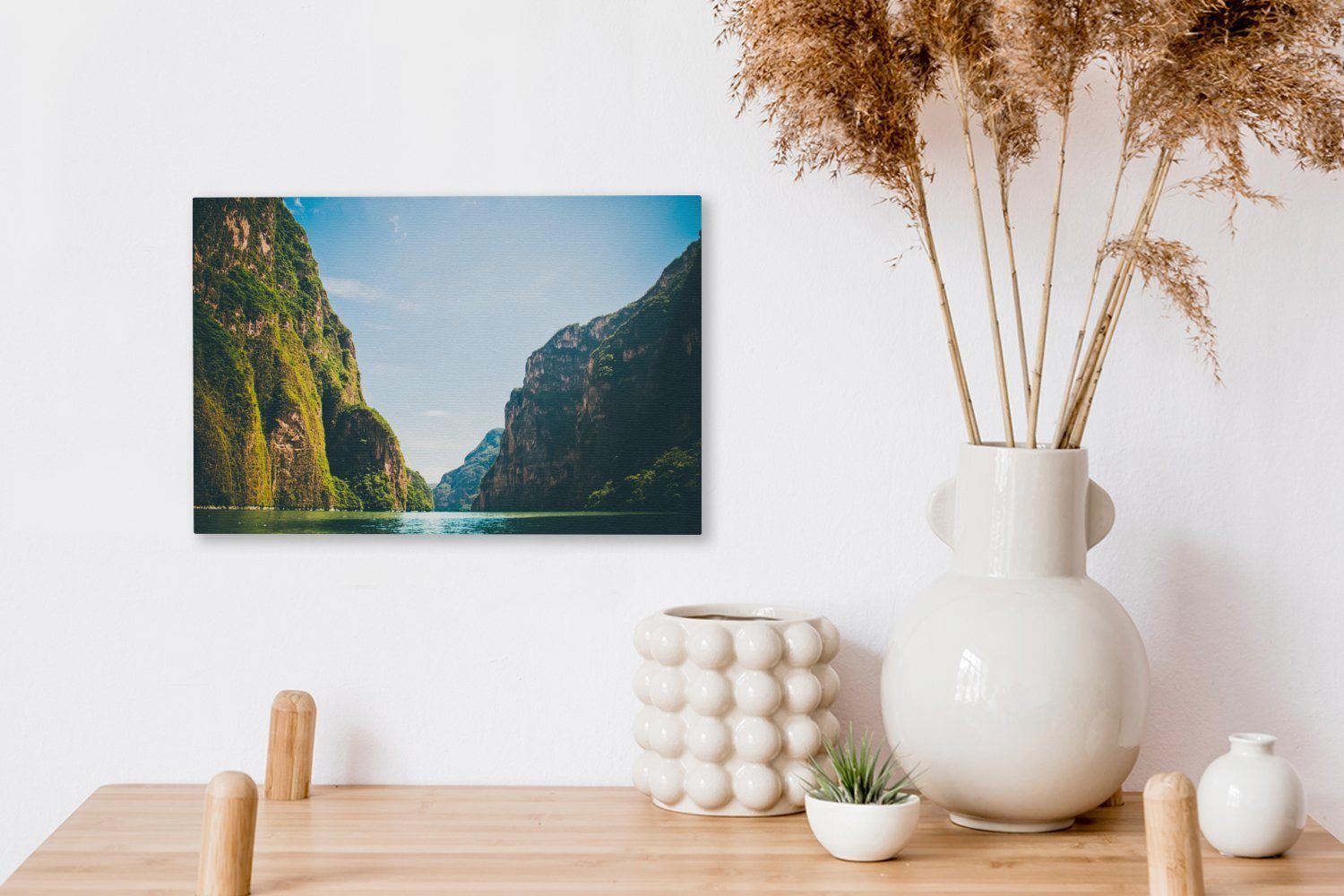 OneMillionCanvasses® Leinwandbild Sumidero-Schlucht, Mexiko, (1 Wanddeko, cm St), Leinwandbilder, Wandbild 30x20 Aufhängefertig