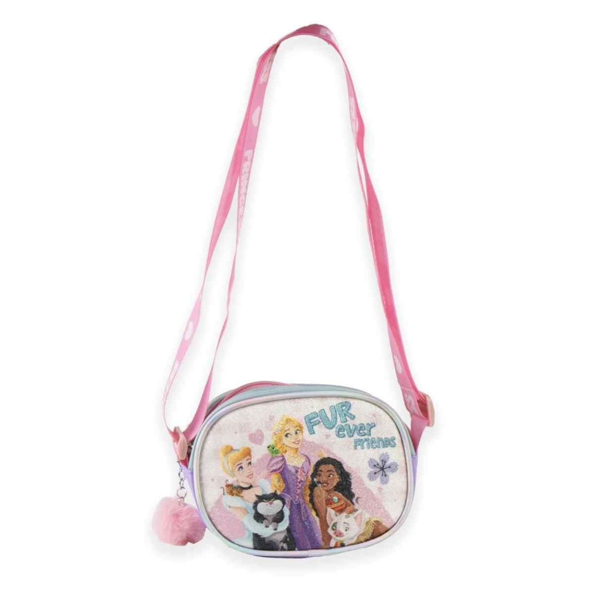Disney Princess Schultertasche Tasche für Kinder kompakte Umhängetasche