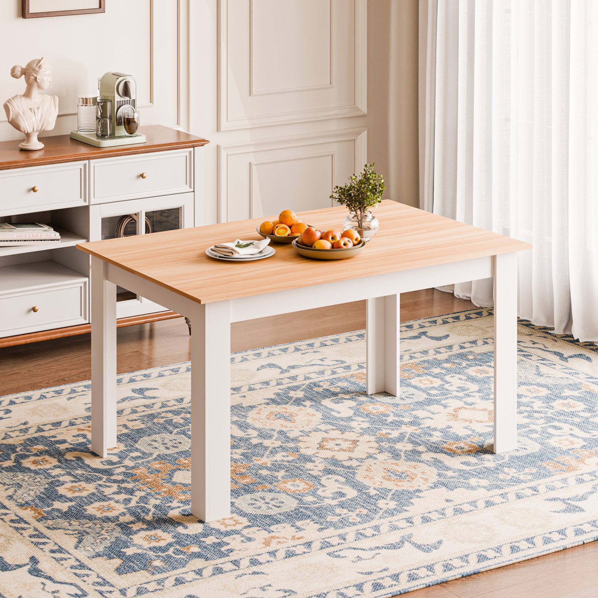 Mondeer Esstisch Esszimmertisch (120 x 80 x 75cm), Vielseitig, Stilvoll, in Mehreren Farben wählbar