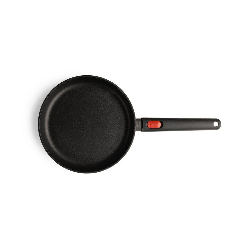 WOLL Bratpfanne Flachpfanne 24 cm Eco Lite QXR, Aluminium, schwarz, spülmaschinenfest, backofengeeignet, Antihaft