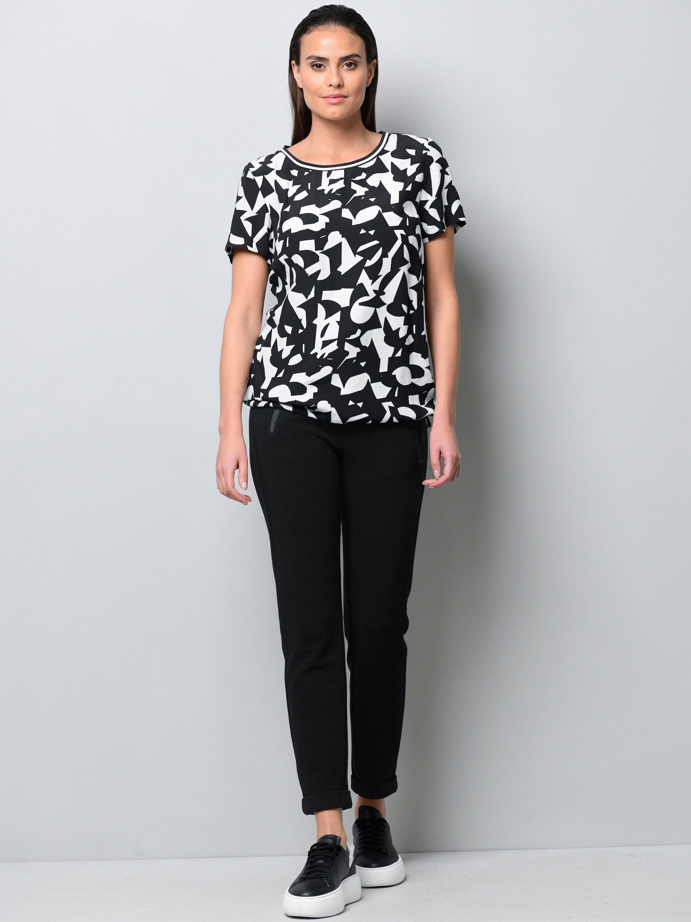 Alba Moda Shirtbluse Bluse mit Tunnelzug