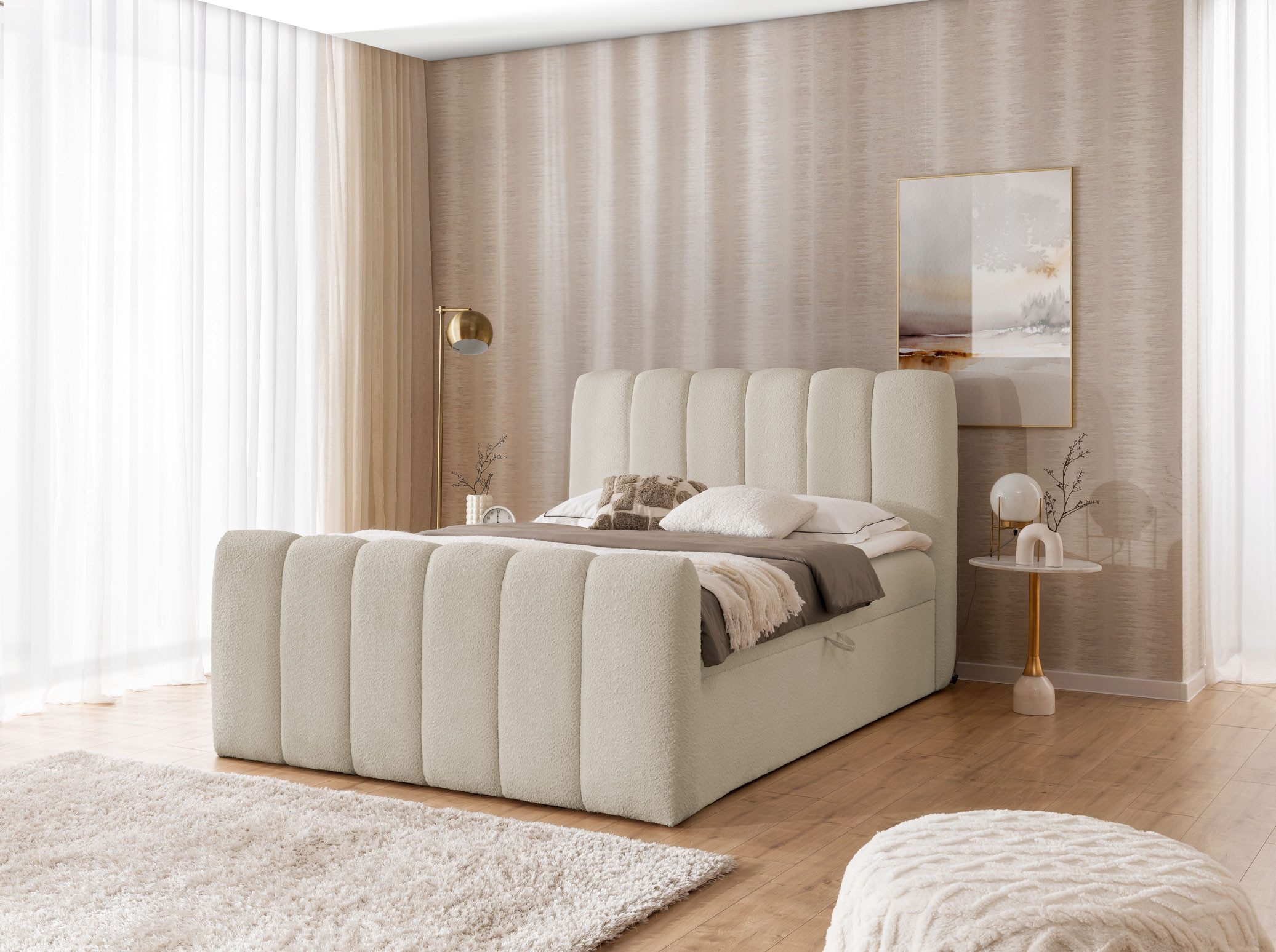 yourhouse24 Boxspringbett Chloe mit 2 Bettkästen, günstig online kaufen