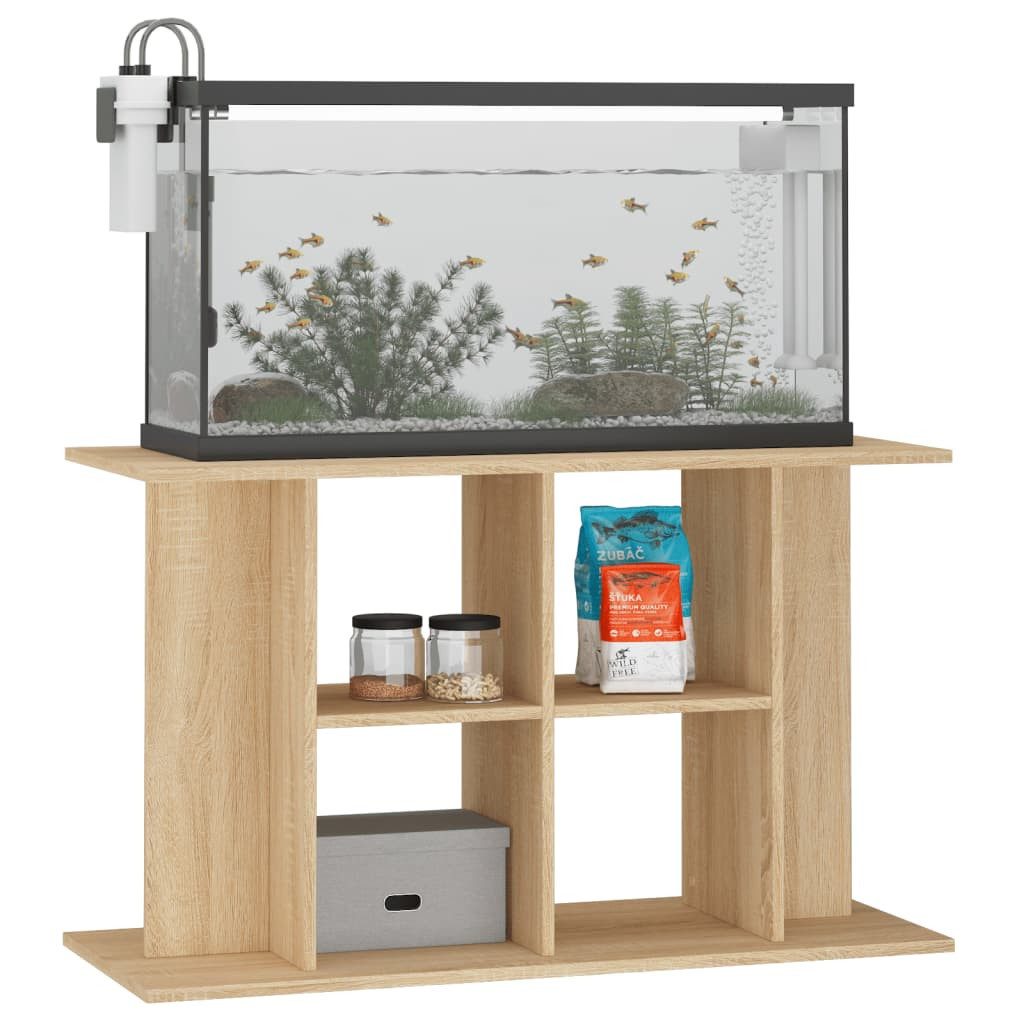 vidaXL Aquariumunterschrank Aquariumständer Sonoma-Eiche 100x40x60 cm günstig online kaufen