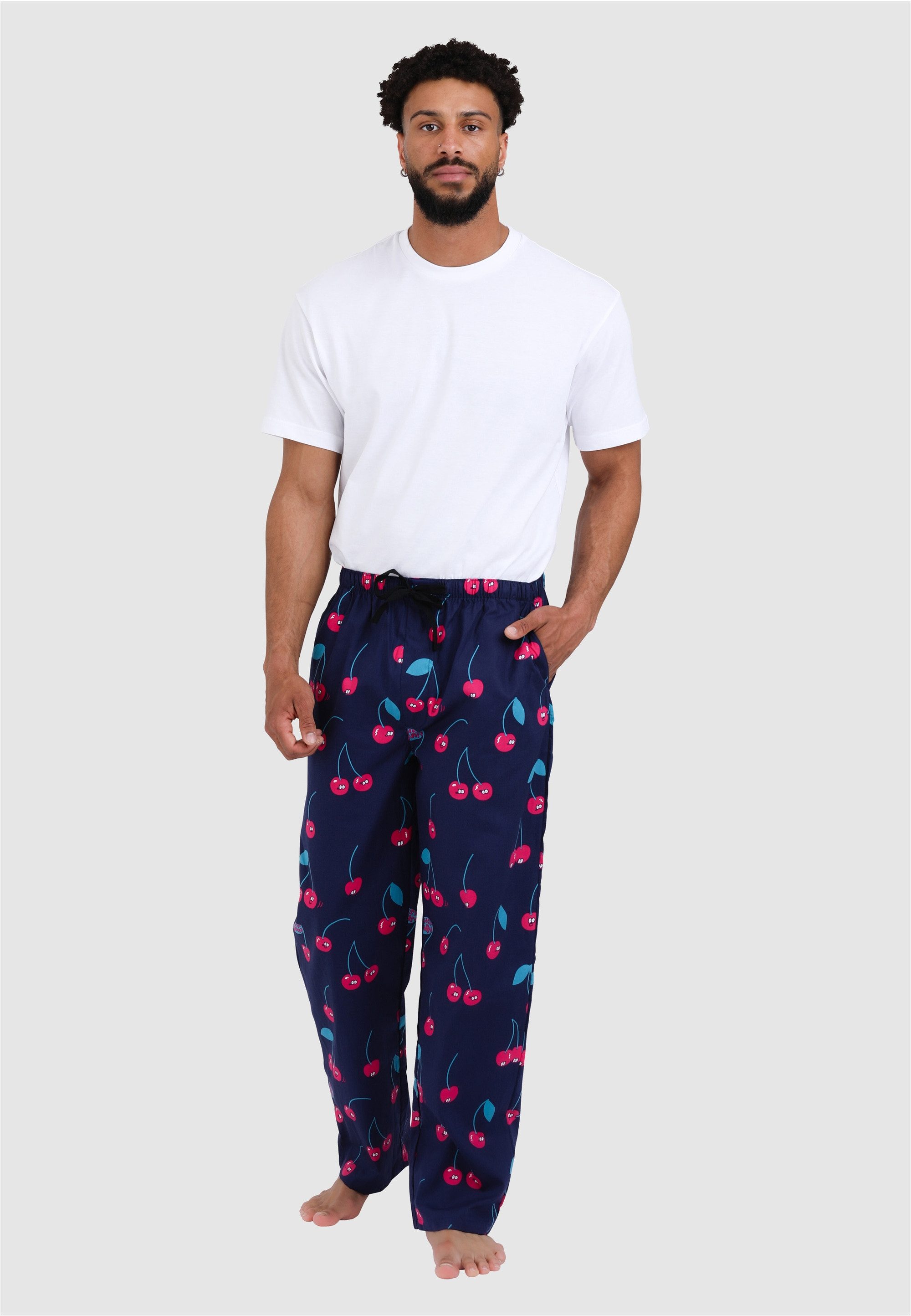 Lousy Livin Stoffhose Pants Cherries mit Kirsch Print