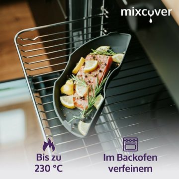 Mixcover Küchenmaschinen-Adapter mixcover Dampfgarform Auflaufform Halb für Thermomix Varoma Einlegeboden