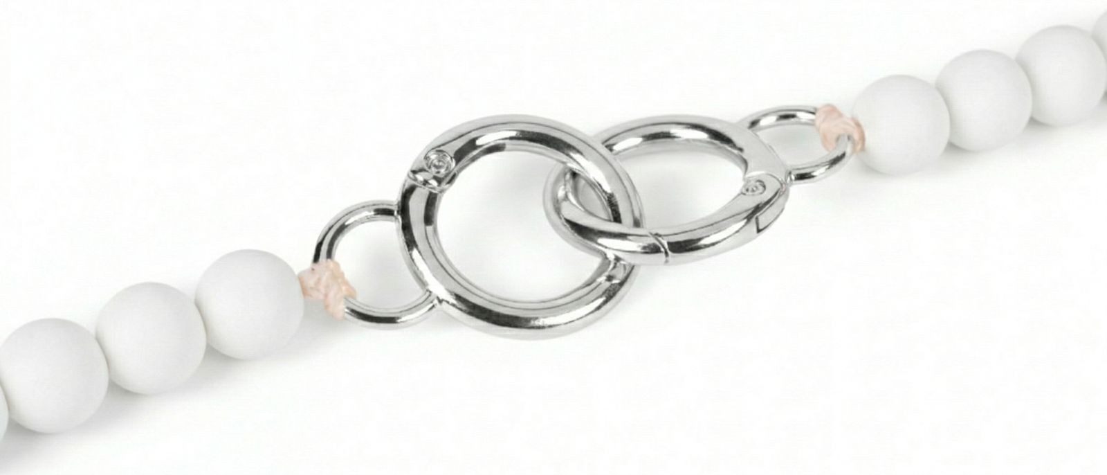 styleBREAKER Schulterriemen Perlen Handykette mit Chain Inlay Taschengurt (1-St)