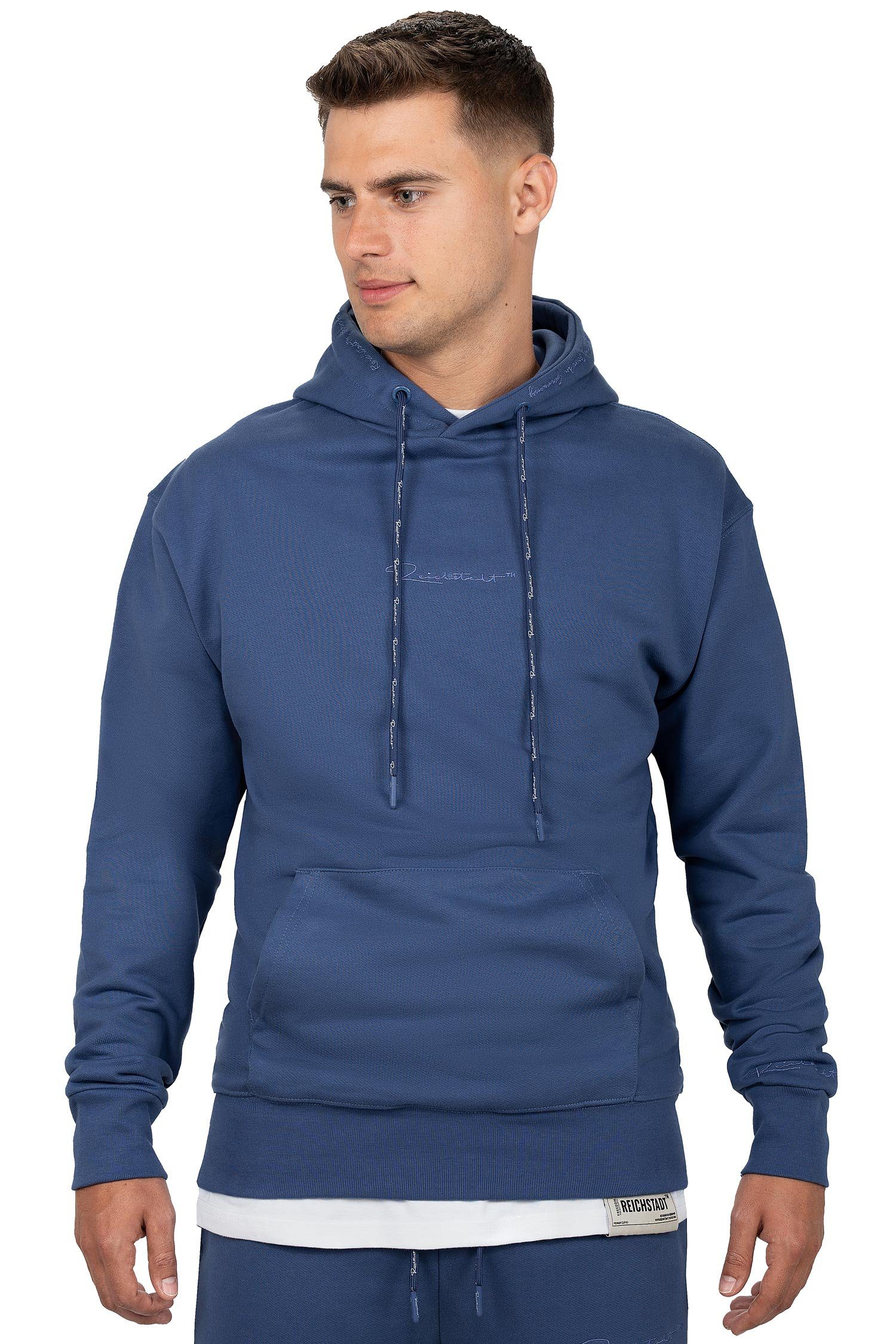 Reichstadt Kapuzenpullover Casual Basic Hoodie 23RS034 (1-tlg) mit Eleganten Details