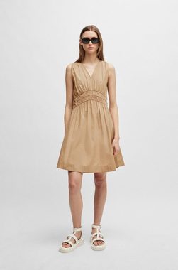 BOSS ORANGE A-Linien-Kleid C_Dizzi_3 Premium Damenmode mit Raffungen