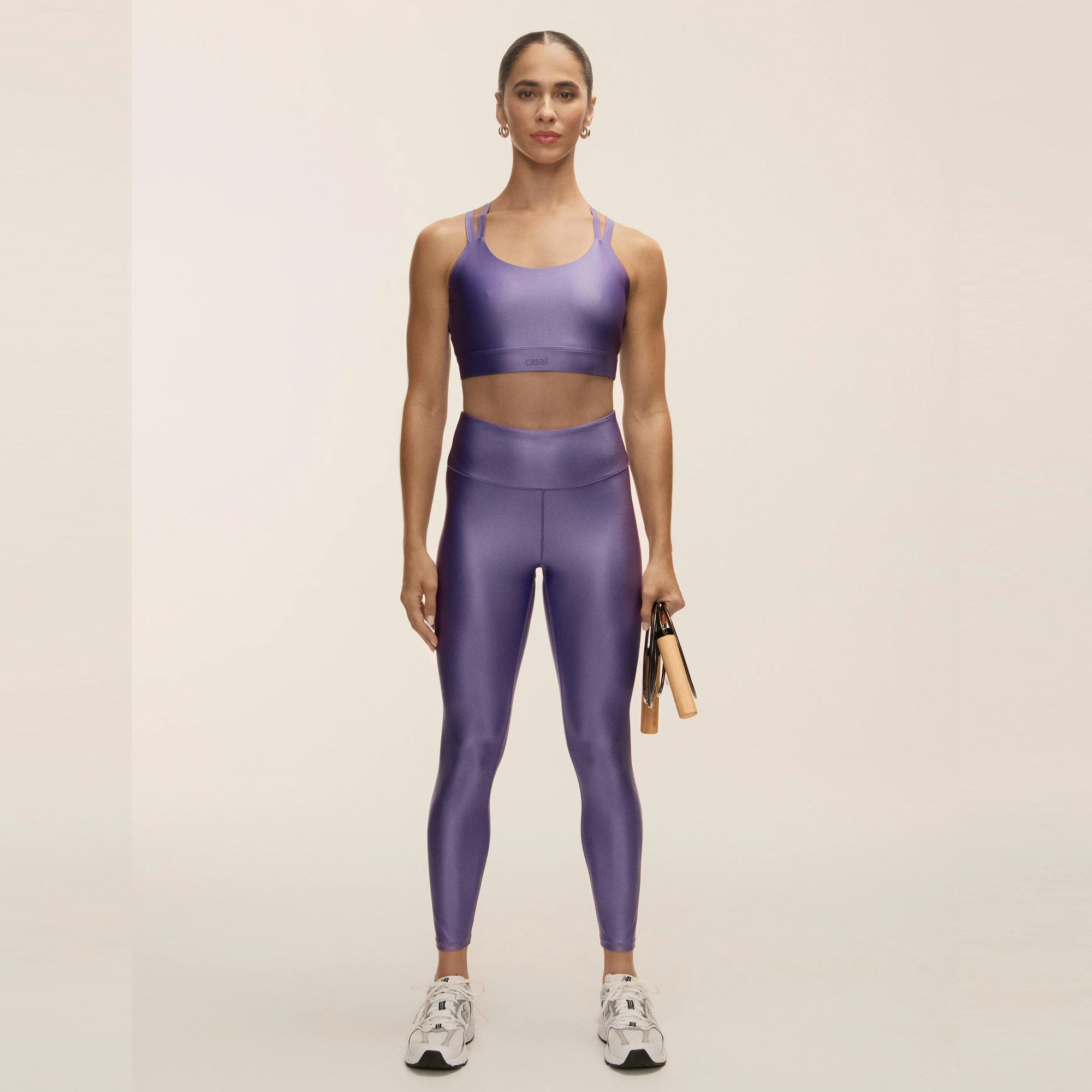 Casall Trainingstights Glitz High Waist Tights - Purple Lush
