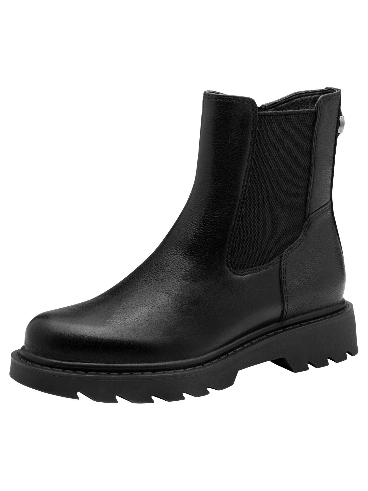 Tamaris TOUCH-IT aus Leder kein Absatz 1-25429-45 Chelseaboots TOUCH-IT
