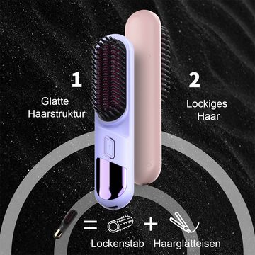 Welikera Haarbürste, Temperaturstufe 4, 50 Millionen negative Ionen für die Haarpflege