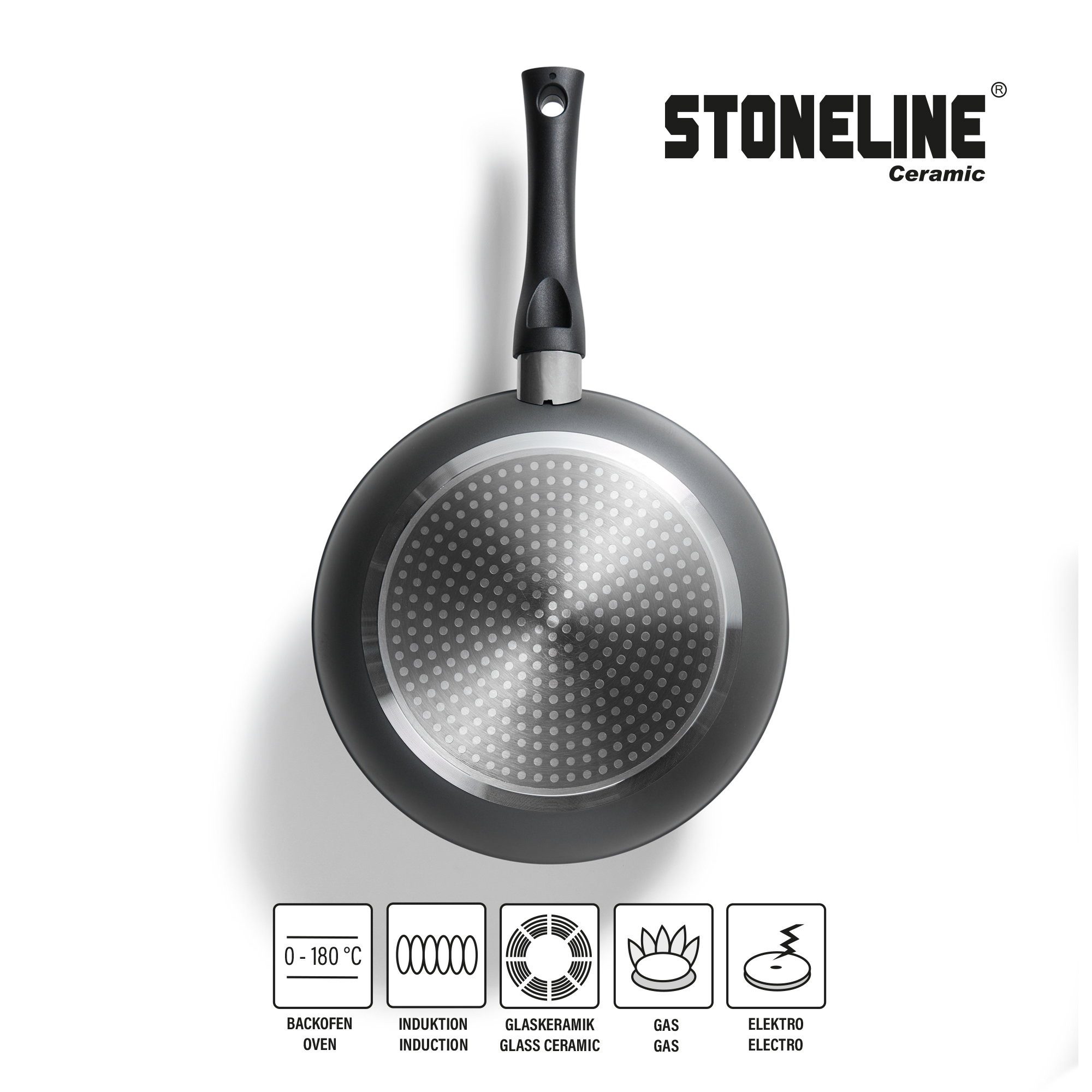STONELINE Bratpfanne, Aluminium