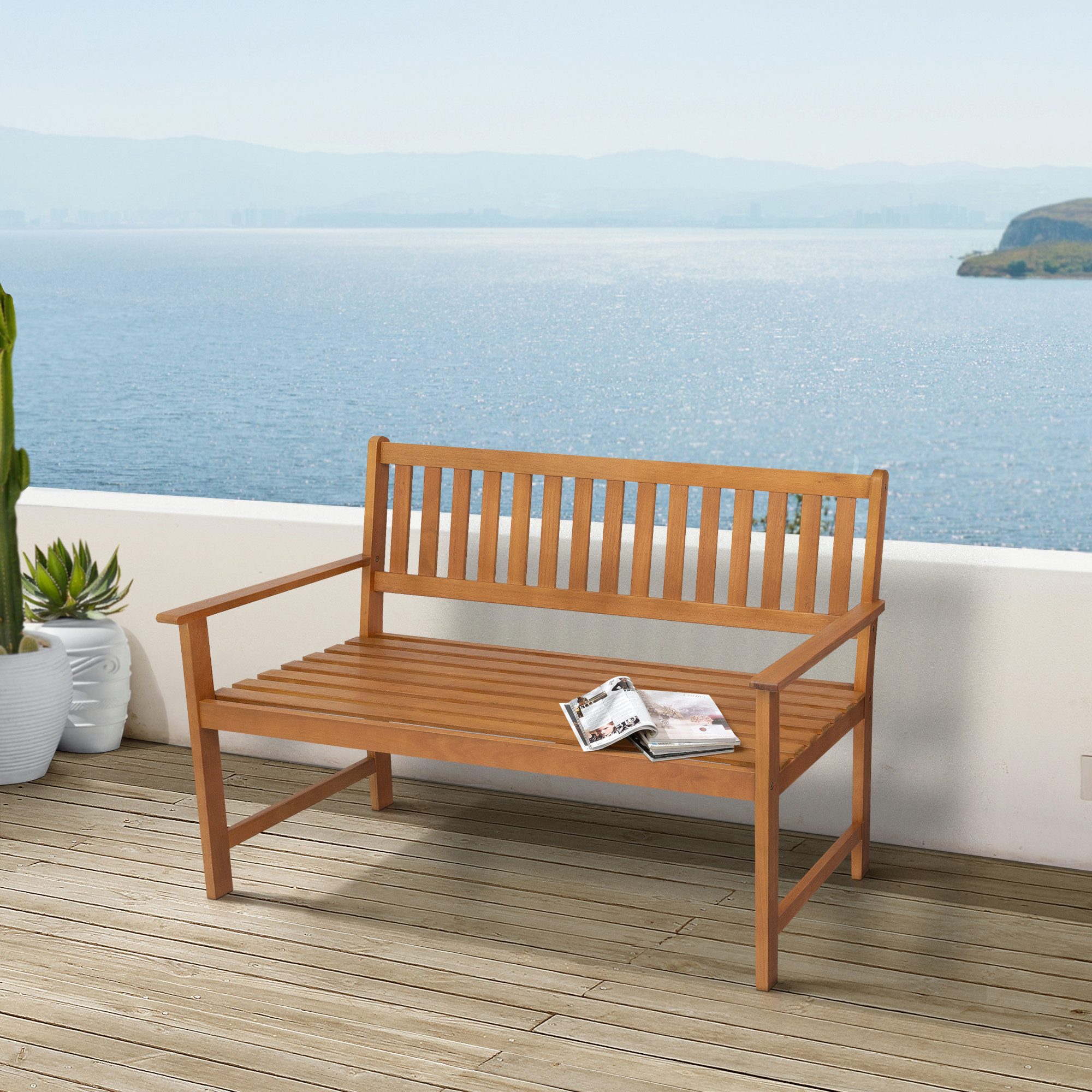 casa.pro Gartenbank, »Canzano« 2-Sitzer 120 x günstig online kaufen