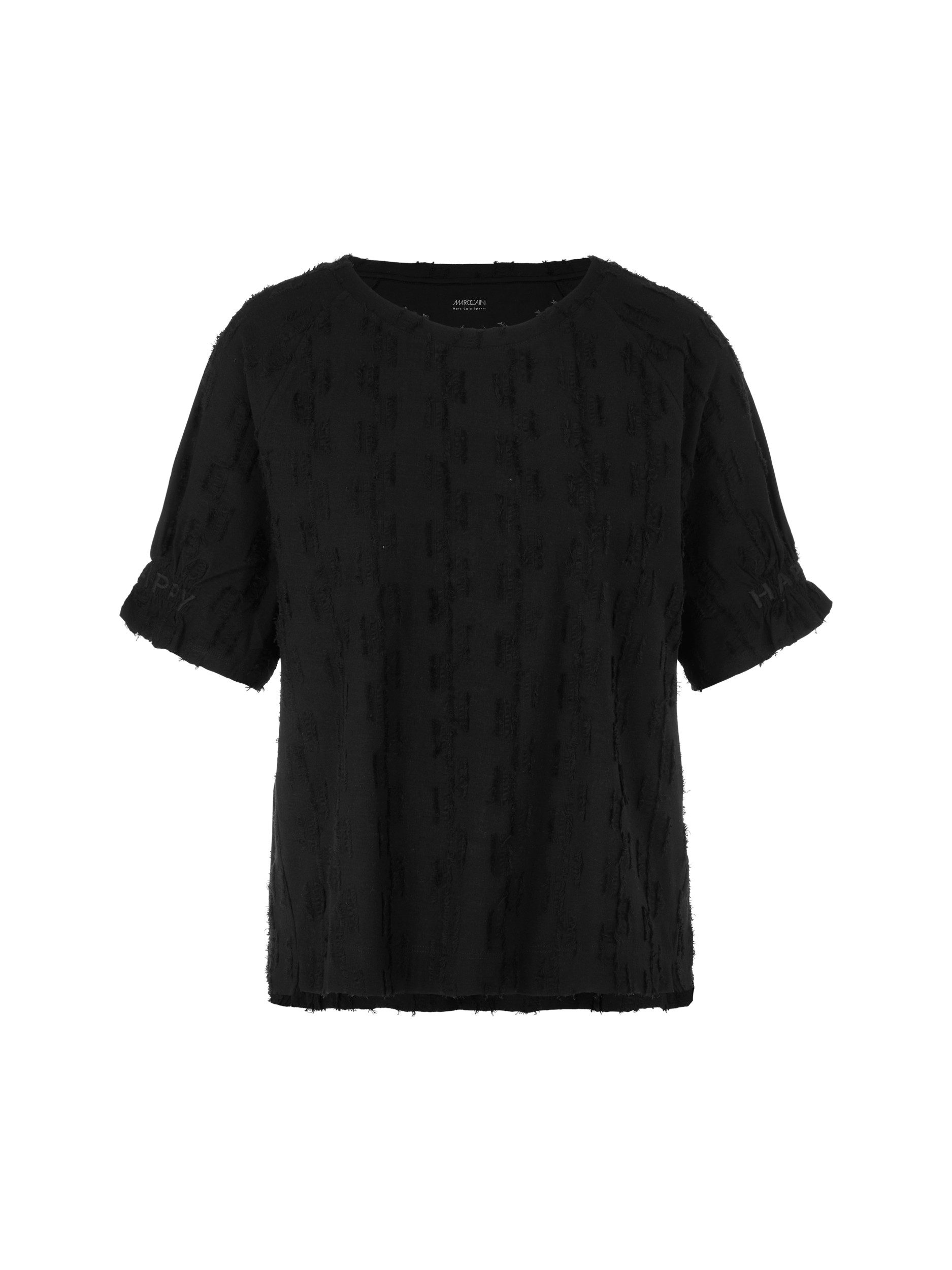 Kurzarmshirt Strukturiertes Shirt - Loose Fit
