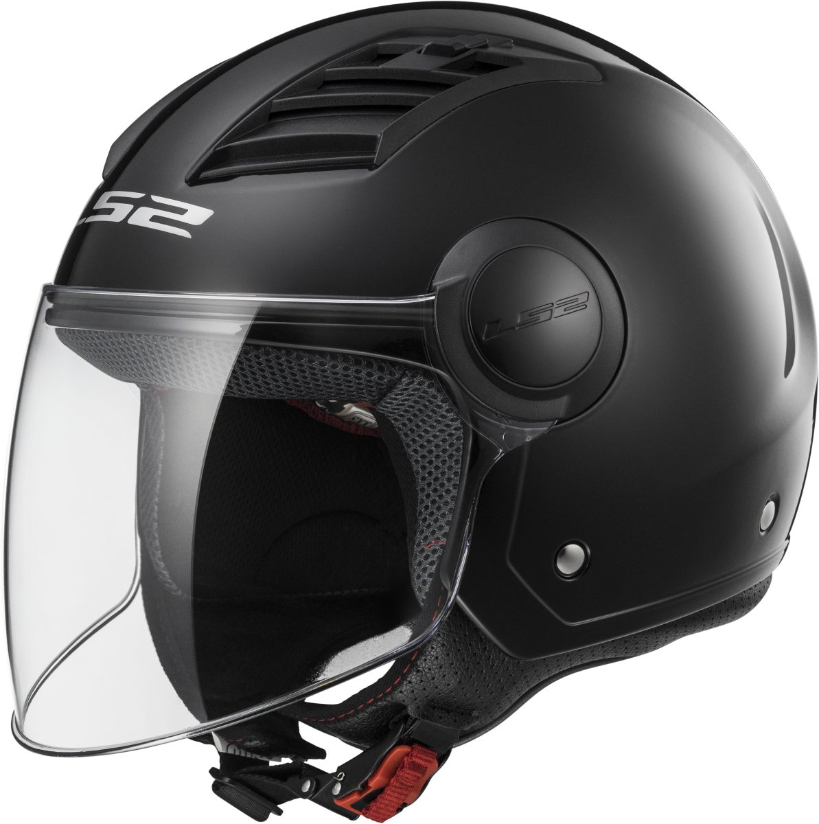 Motorradhelm Jethelm LS2 Airflow Schwarz
