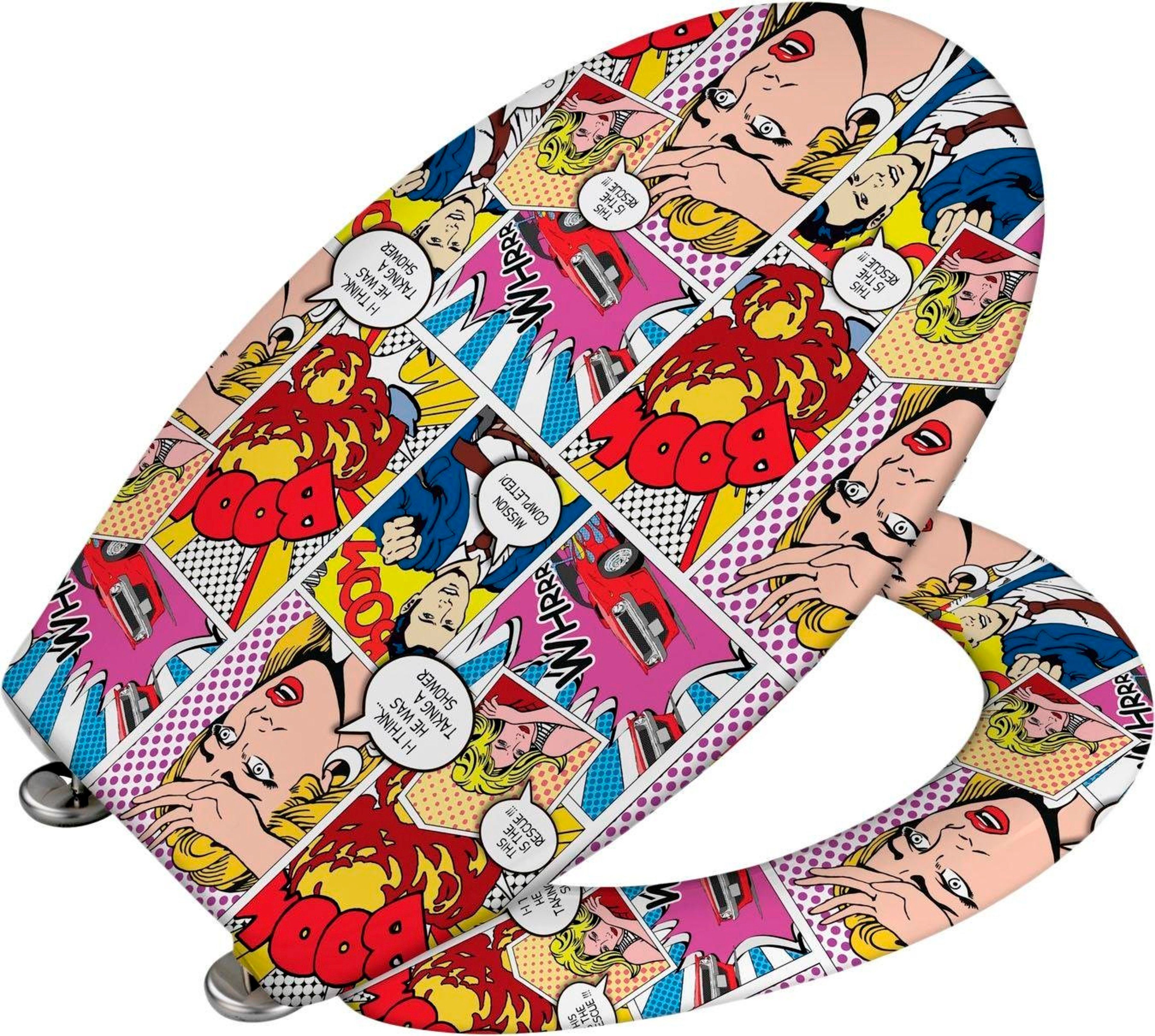 WENKO WC-Sitz Pop-Art günstig online kaufen