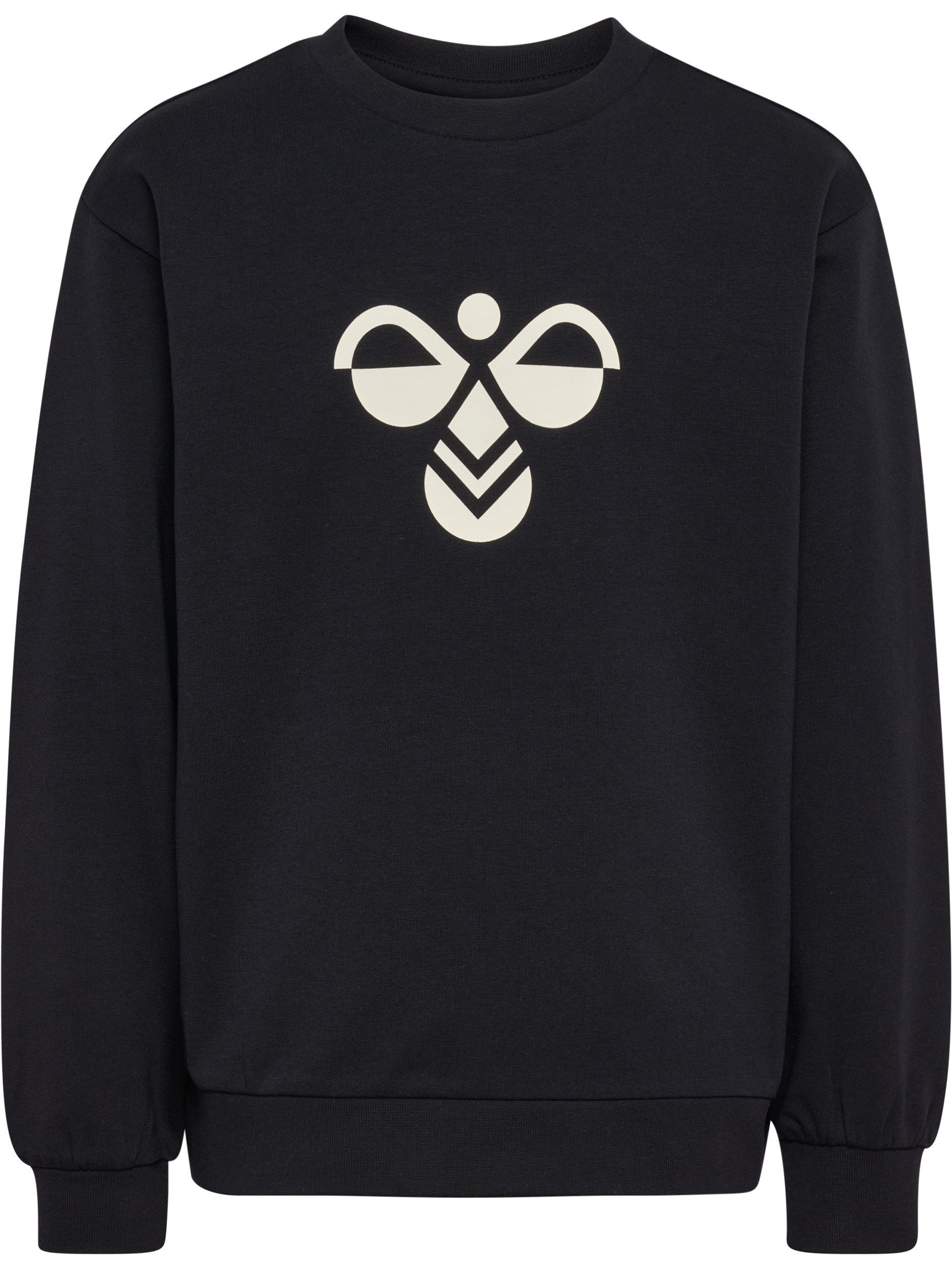 hummel Sweatshirt HMLJR REG TUKAS SWEATSHIRT sportlicher Stil, mit Logo-Druck und seitlichen Winkeln
