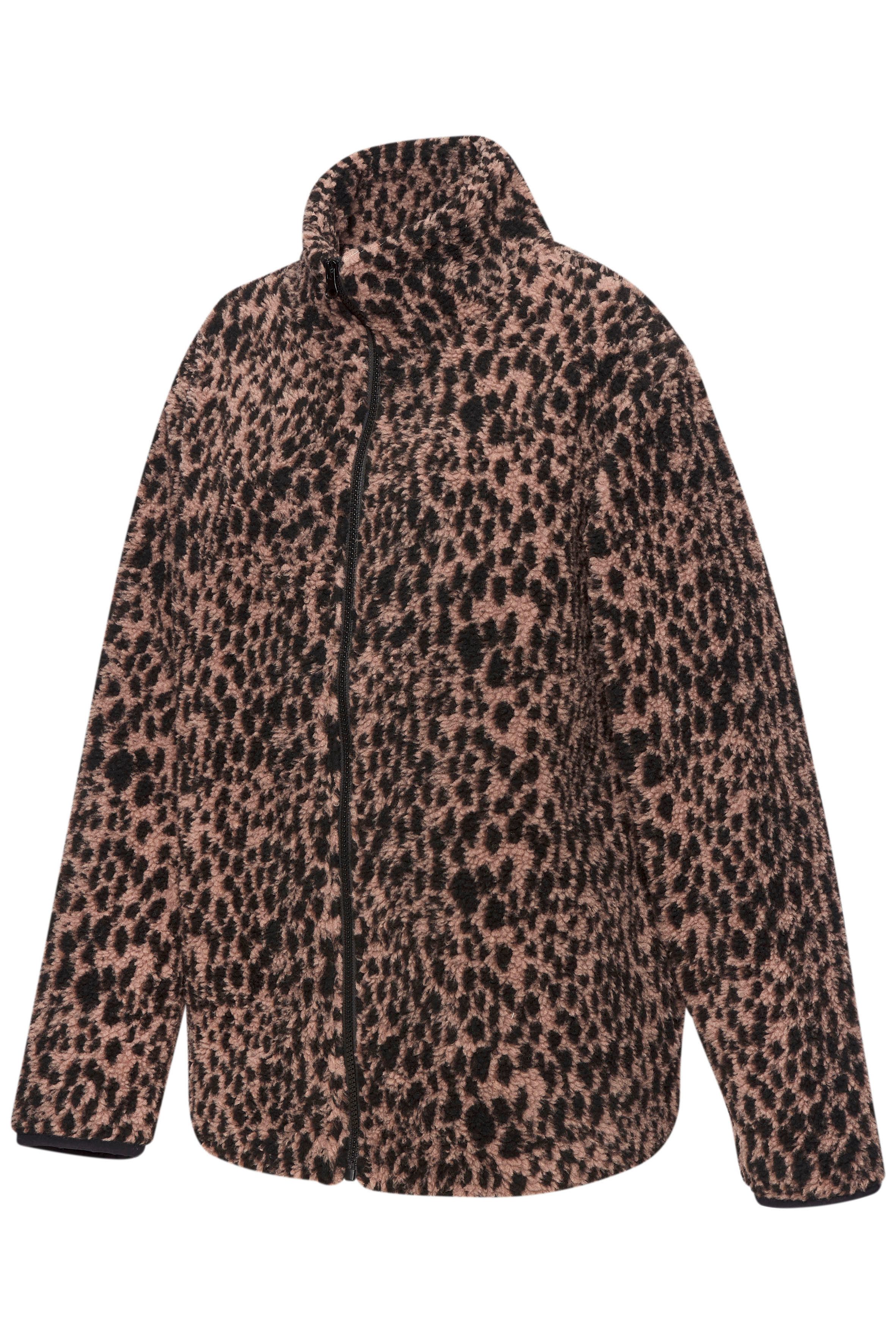 LASCANA Fleecejacke mit elegantem Leo-Muster – Bild 5 von 5