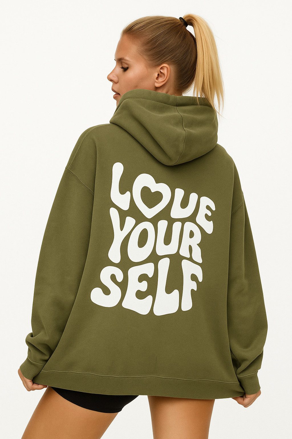 Worldclassca Hoodie Worldclassca Oversized LOVE SELF Hoodie Kapuzenpullover günstig online kaufen