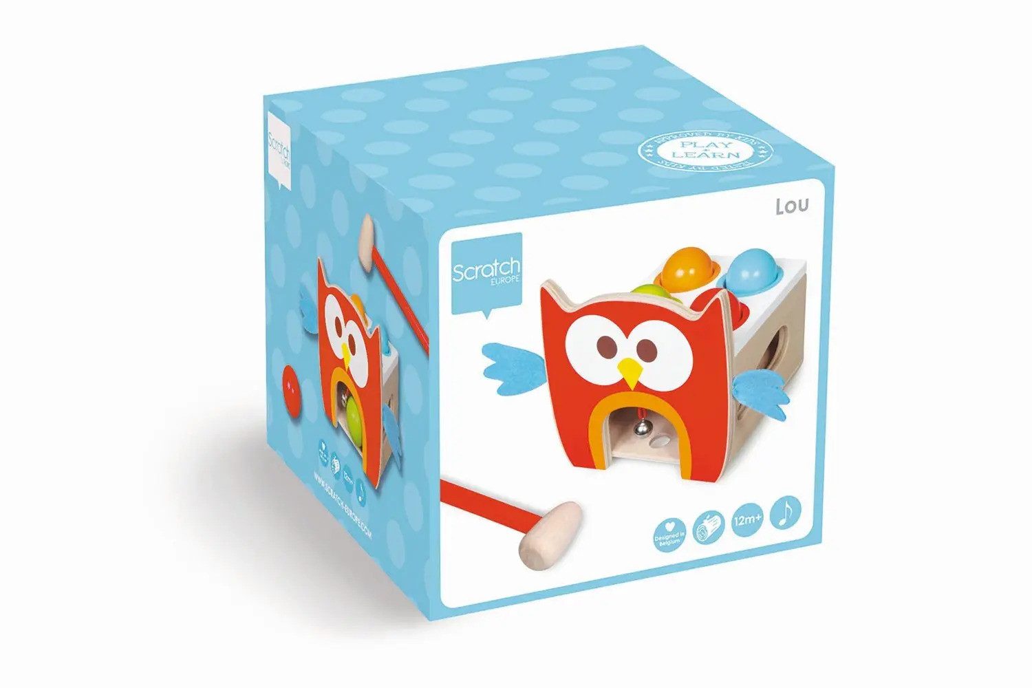 Spiel SCRATCH - Klopfspiel aus Holz