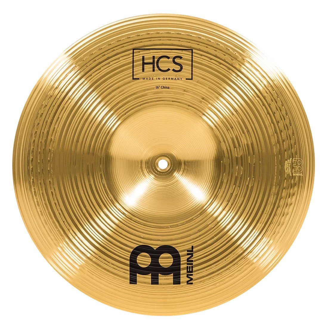 Meinl Cymbals Becken Meinl HCS China 16 mit Galgen-Beckenständer,China Becken, mit Galgen-Beckenständer