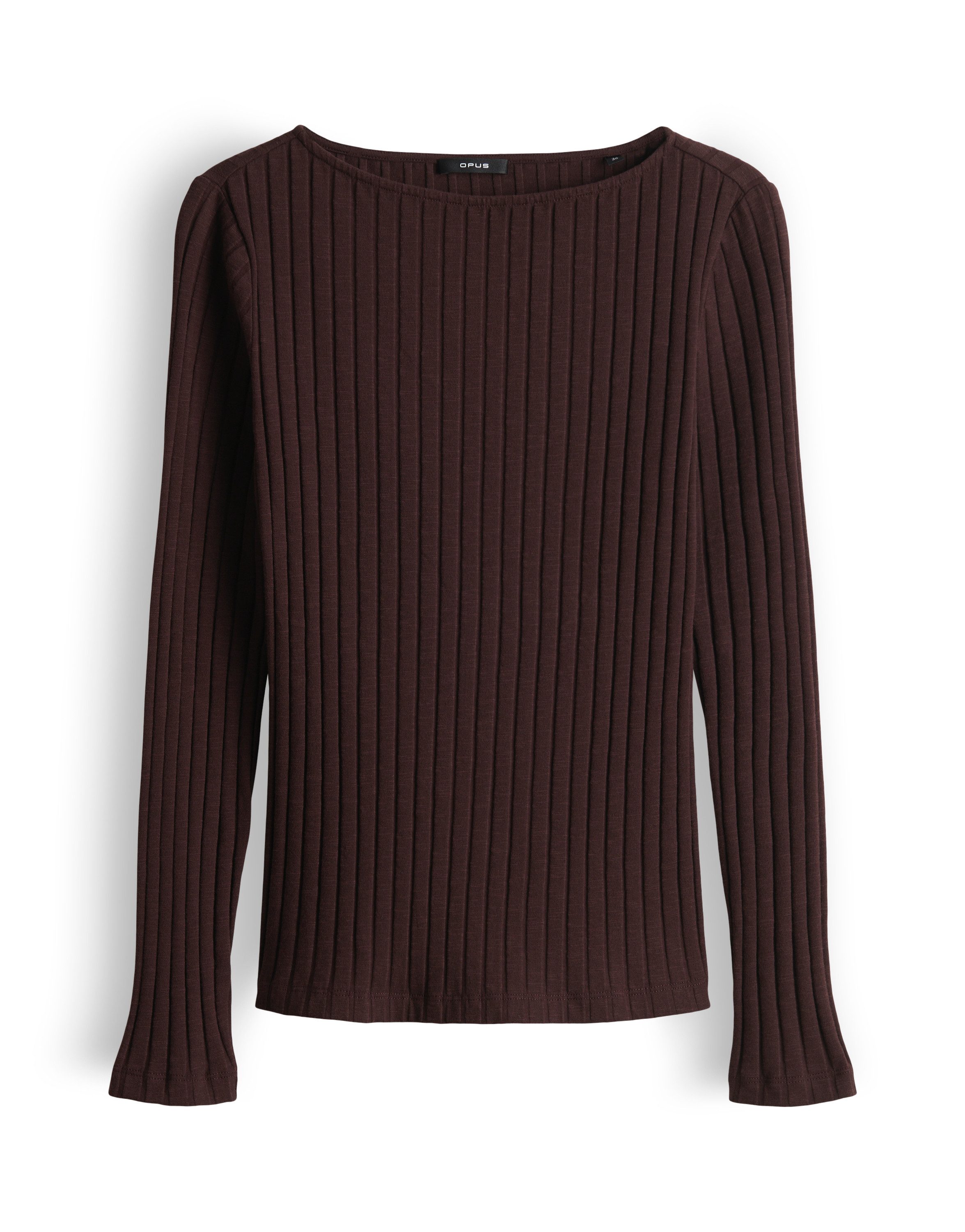 OPUS Langarmshirt SOVKE Slim aus Baumwoll Mix günstig online kaufen