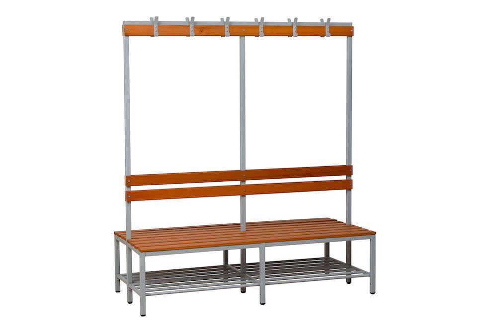 HxBxT Doppelseitig Rückenlehne, Holz PROREGAL® Sitzbank Sitzbank Seal, 40x160x80cm,