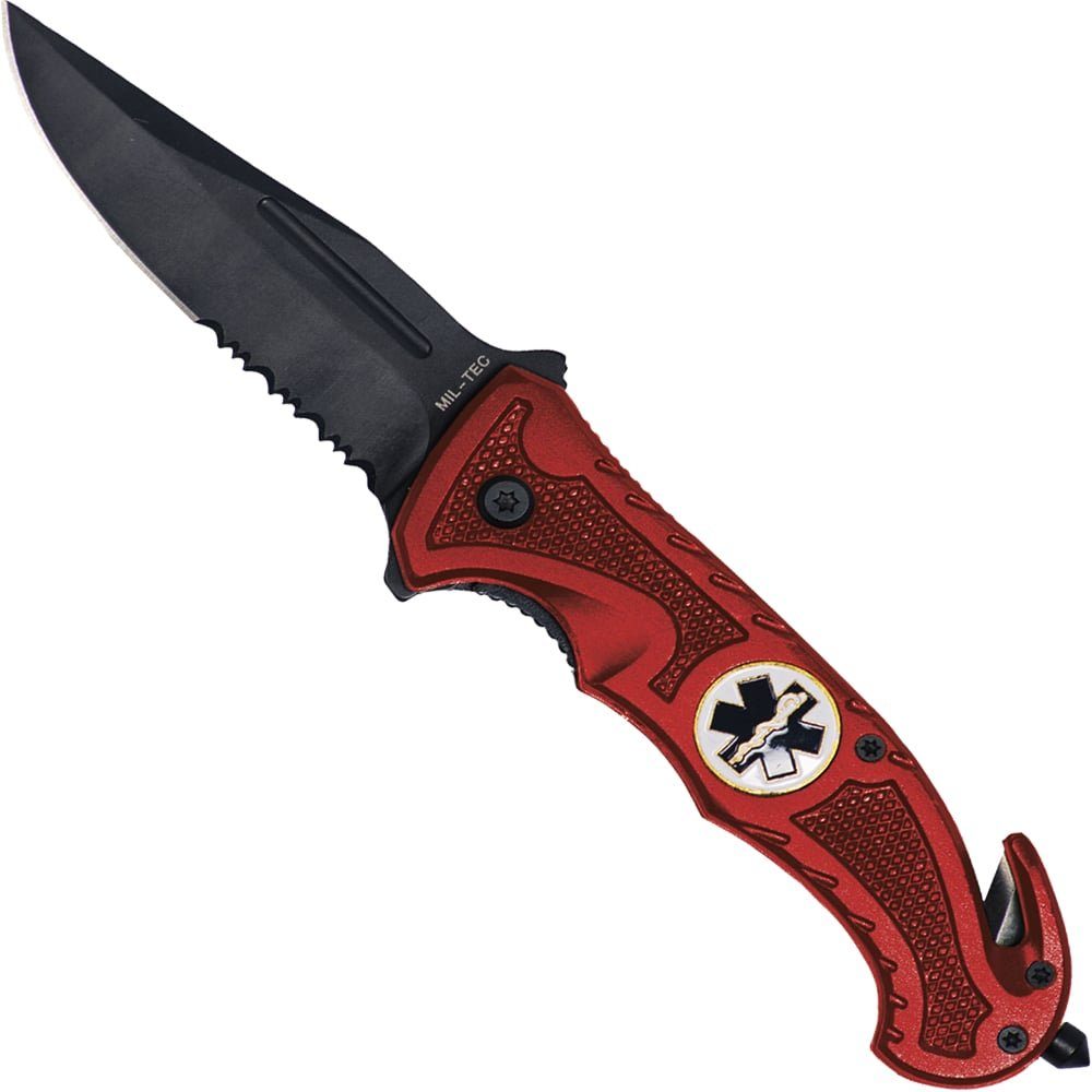 Mil-Tec Taschenmesser Taschenmesser / Automesser Rescue, Klingenlänge:8.5cm
