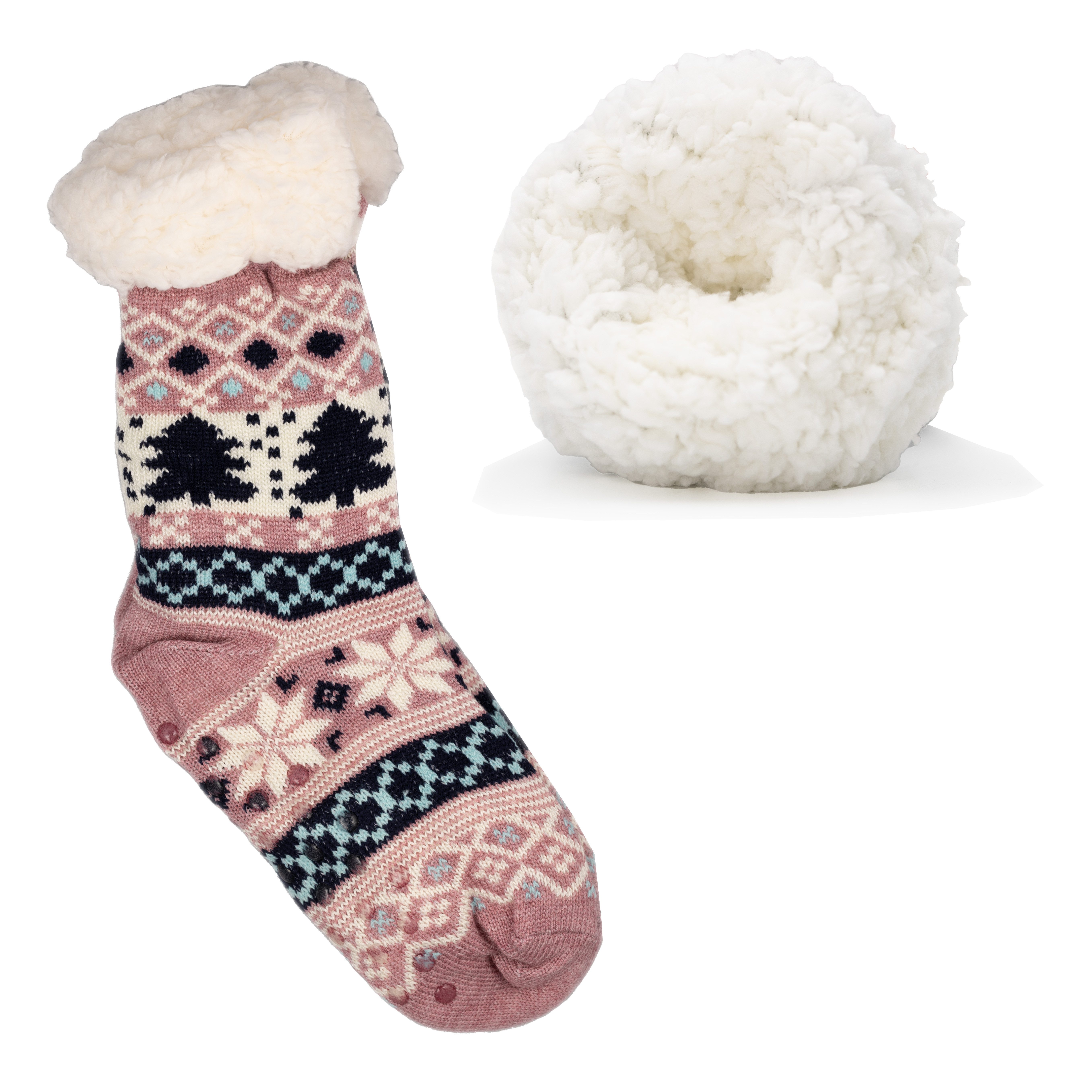 Frostfighter Haussocken Damen Hüttensocken mit ABS Stoppersohle (1-Paar) Hü günstig online kaufen