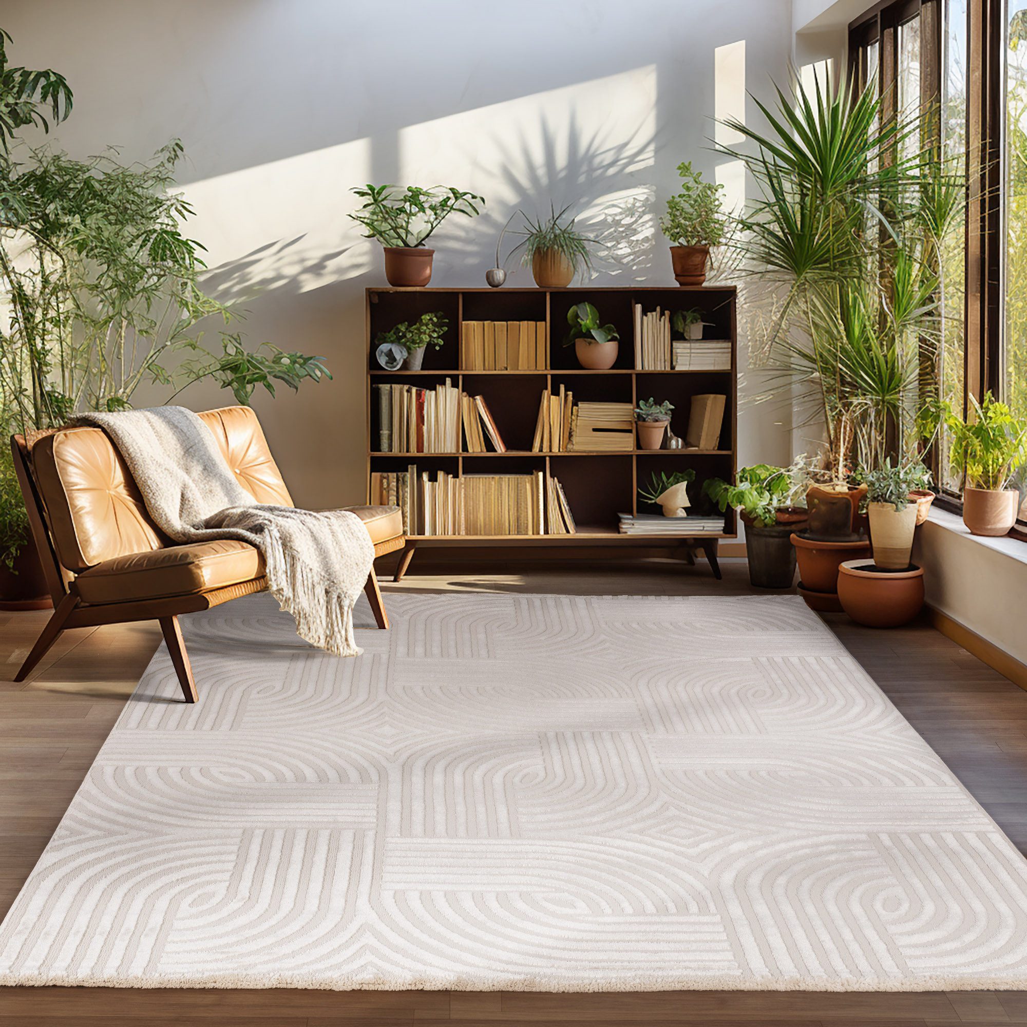 Carpettex Designteppich Skandinavisches Boho Muster, Rechteckig, günstig online kaufen