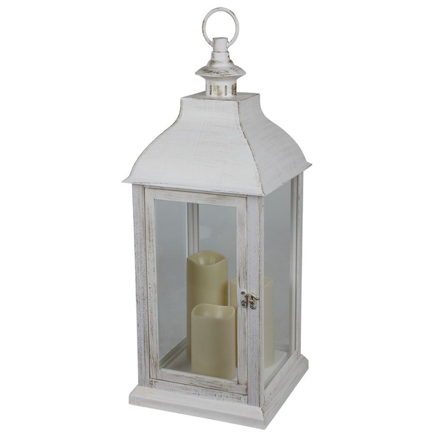 BURI Kugelleuchte Laterne mit Flackereffekt LED-Kerzen Windlicht Timer günstig online kaufen