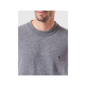 Marc O'Polo V-Ausschnitt-Pullover grau regular fit (1-tlg)