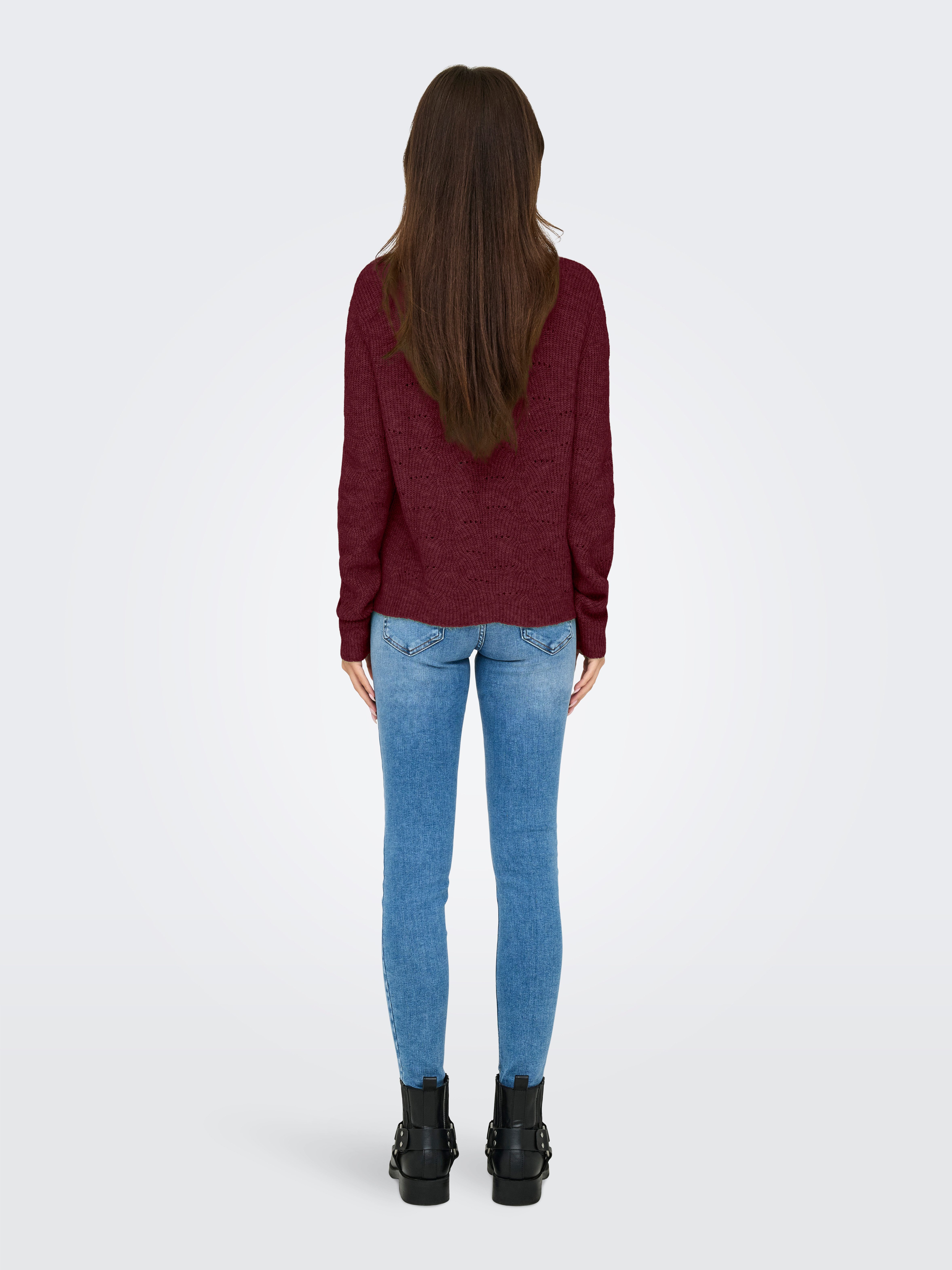 ONLY Rundhalspullover ONLLOLLI L/S PULLOVER KNT günstig online kaufen