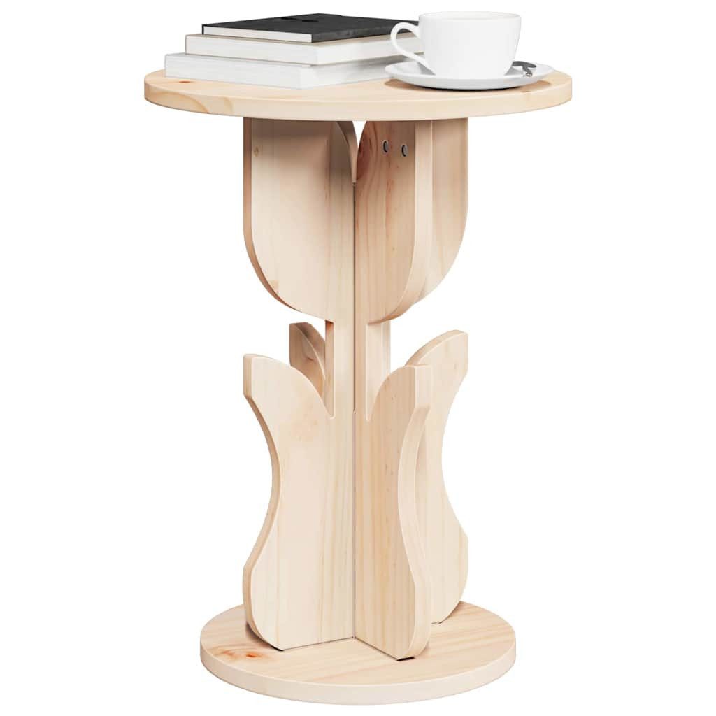 vidaXL Couchtisch Couchtisch Natur 39,5 x 39,5 x 53,5 cm Massivholz Kiefer (1-St)