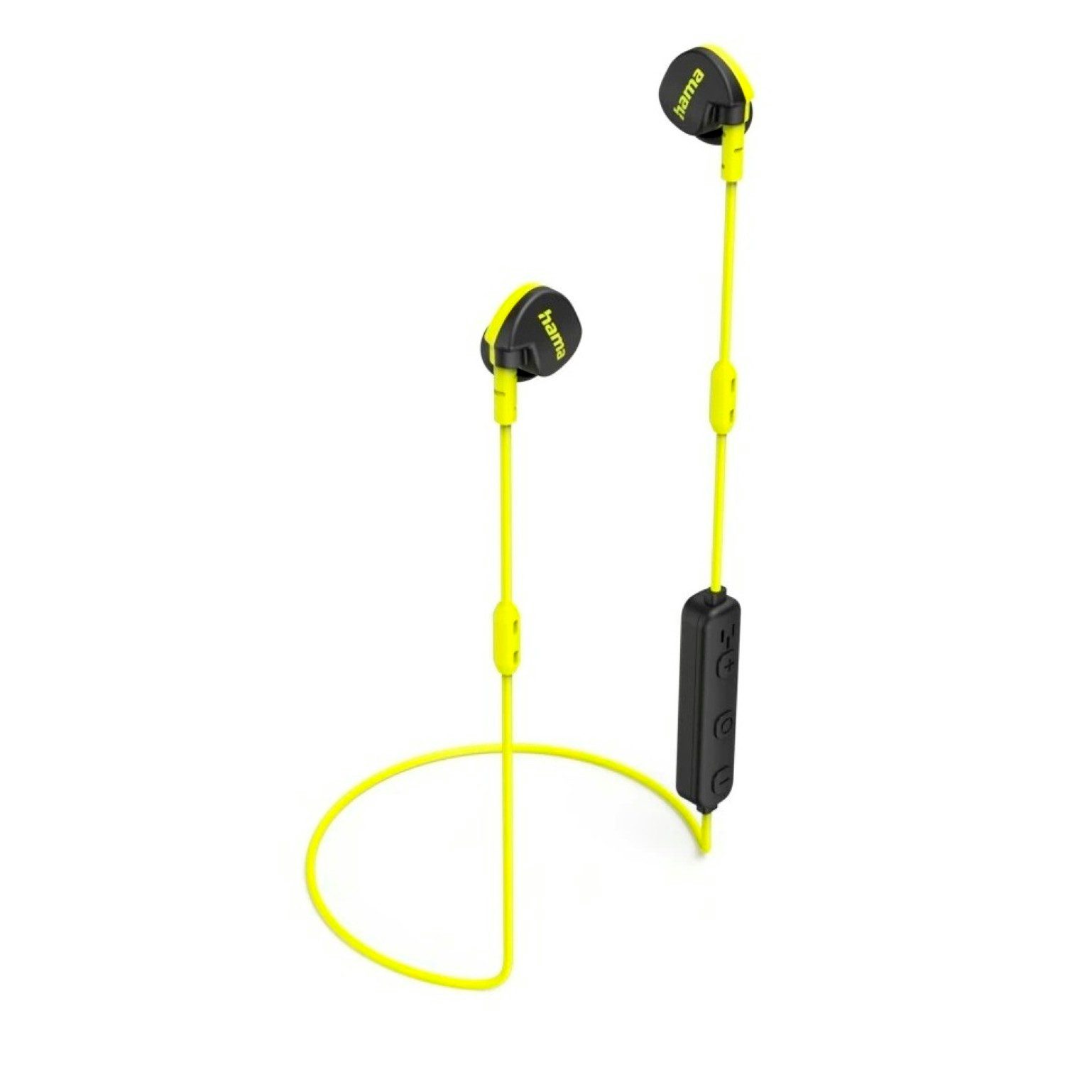Hama Sport BT Kopfhörer Bluetooth Headset Ohrbügel Smartphone-Headset (Anruffunktion, Bluetooth, Mikrofon, Wiedergabe-Steuerung, Bluetooth 5.3, Ohrbügel Schweißfest Anruf-Funktionen Wiedergabe-Steuerung Mikrofon)