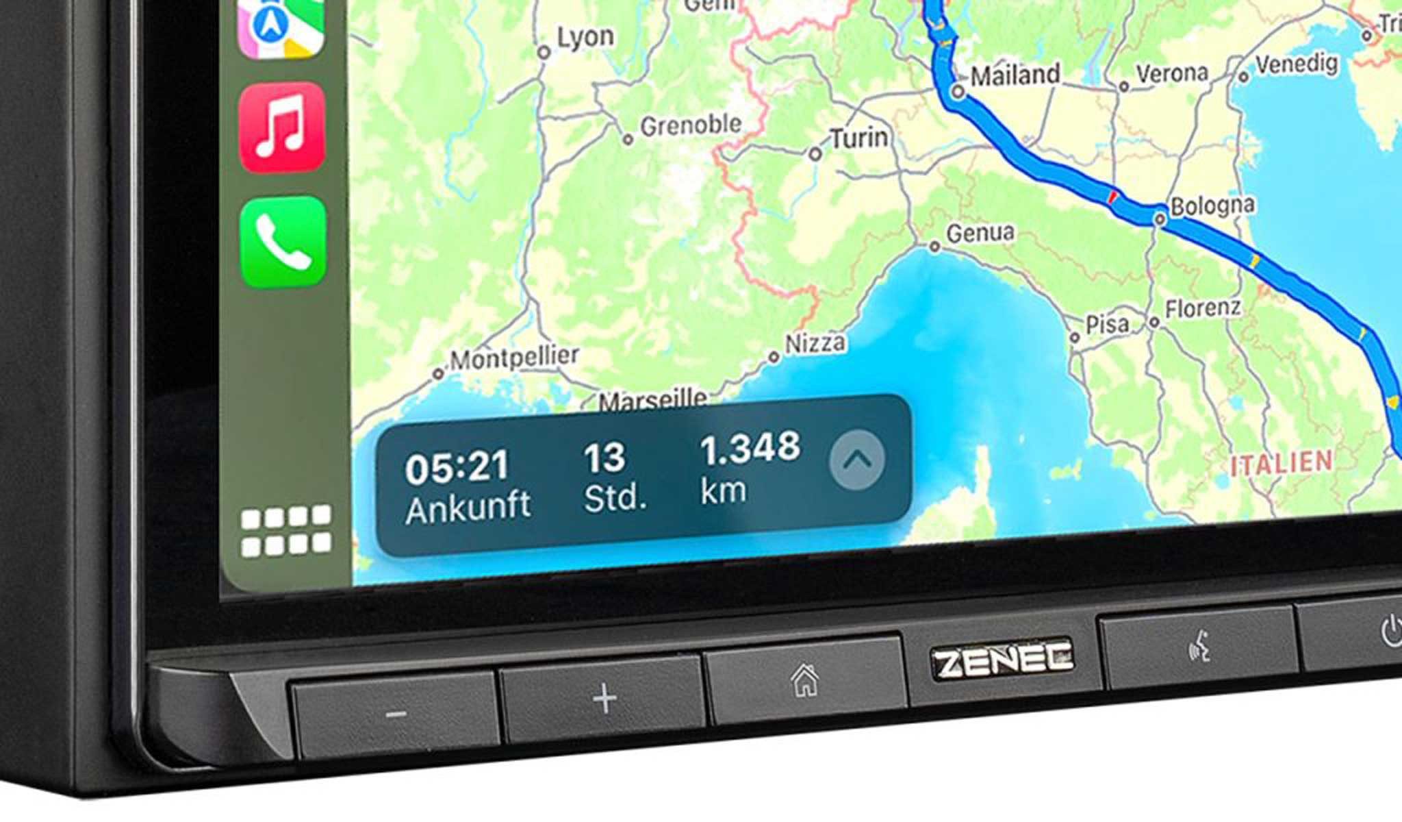 Zenec ZENEC Z-N538 2-DIN Infotainer mit 17,1 cm / 6,75" Touchscreen Autoradio