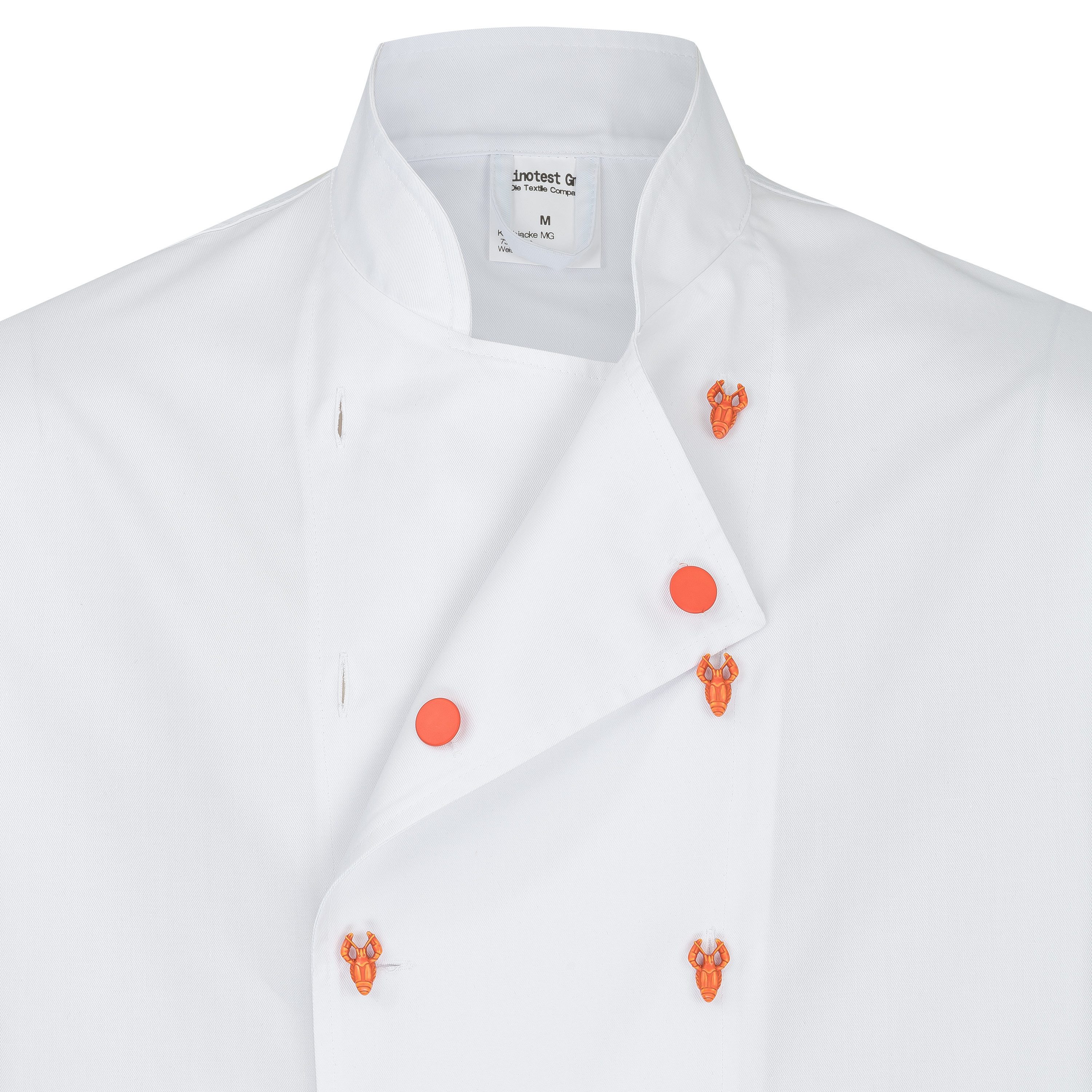 Clinotest Kochjacke Kochjacke Unisex langarm, kochfest – mit Hummer oder Nu günstig online kaufen