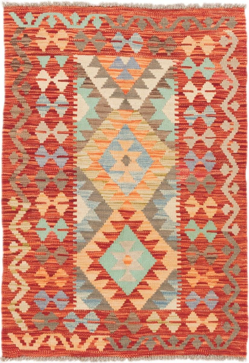 Orientteppich Kelim Afghan 81x117 Handgewebter Orientteppich, Nain Trading, rechteckig, Höhe: 3 mm | Kurzflor-Teppiche