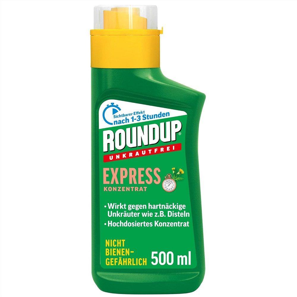 ROUNDUP Unkrautbekämpfungsmittel Roundup Express Unkrautfrei Konzentrat 500 ml