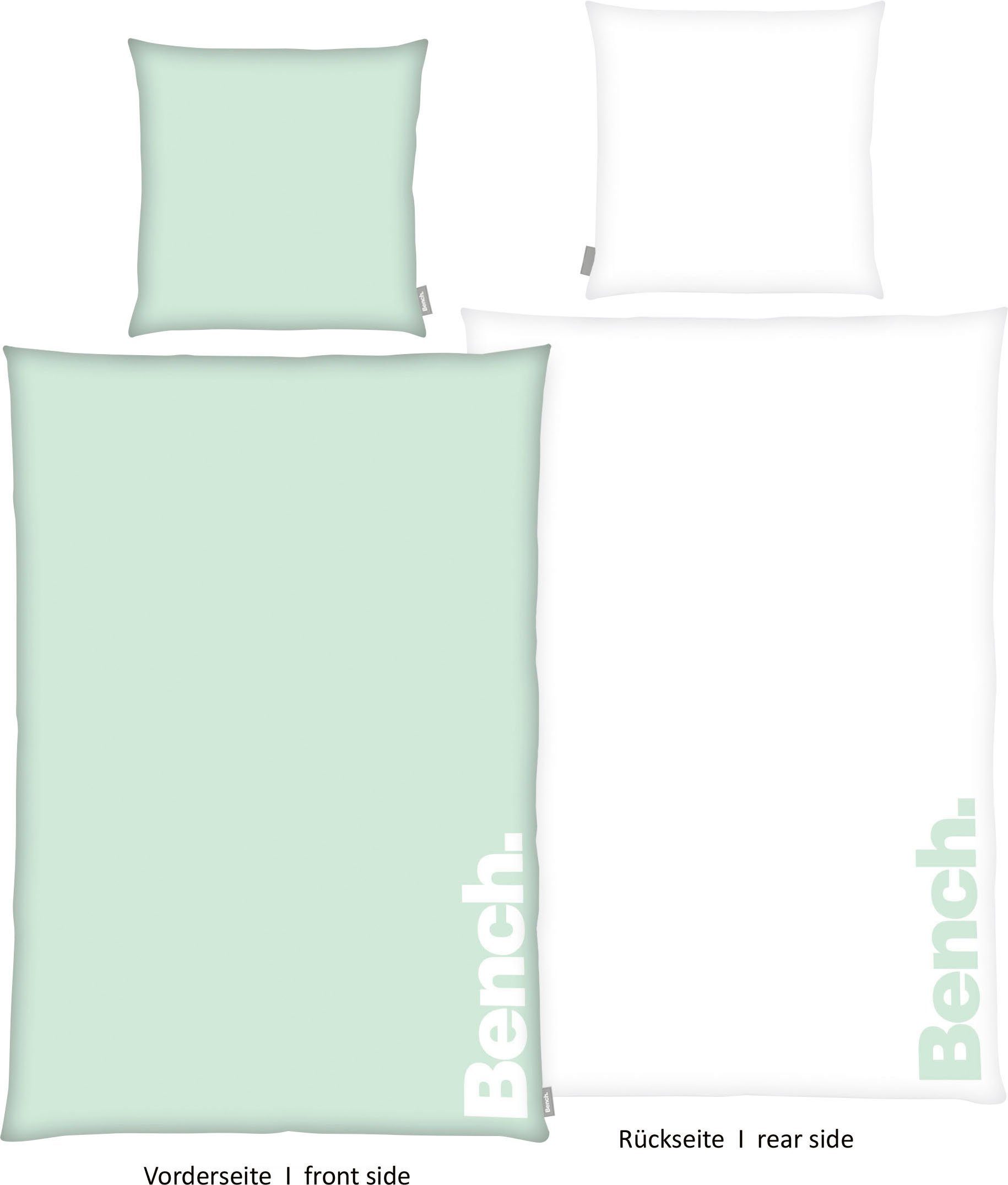 Bench. Wendebettwäsche "Bench" mit Schriftzug günstig online kaufen