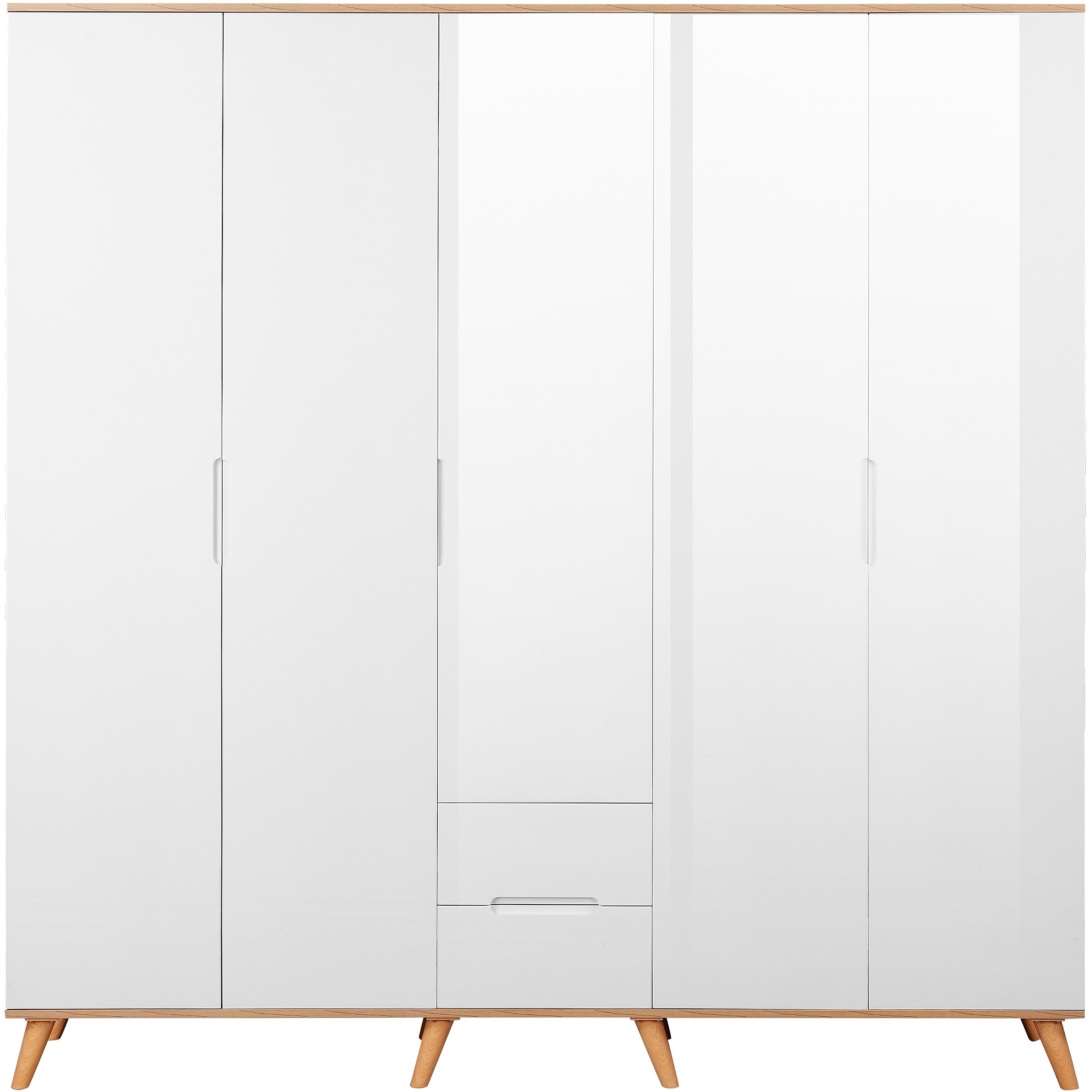 andas Kleiderschrank "Lund Schlafzimmerschrank Bestseller im skandinavische günstig online kaufen