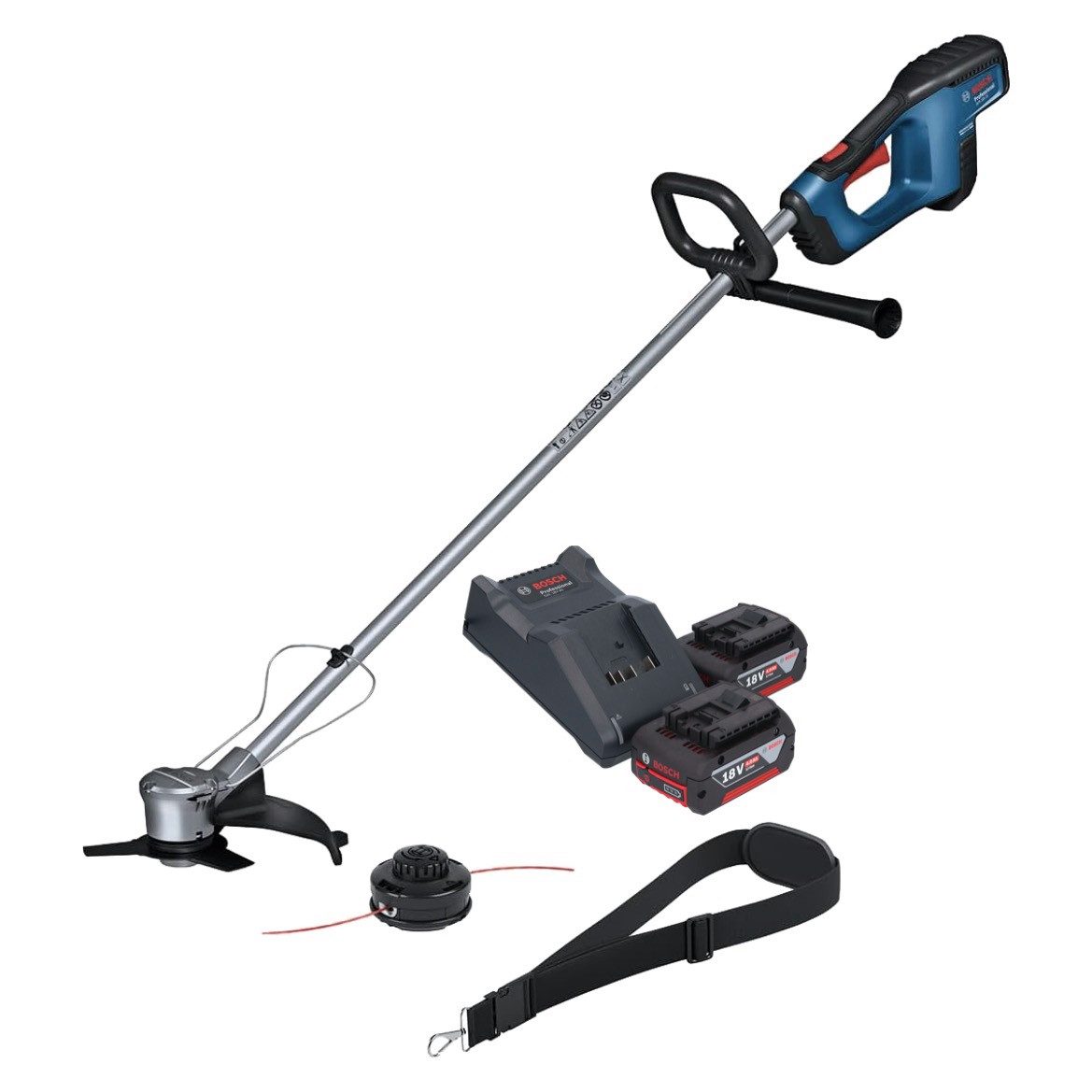 Bosch Professional Akku-Freischneider GFR 18V-23 Professional Akku Freischneider 18 V 230 mm Brushless + 2x