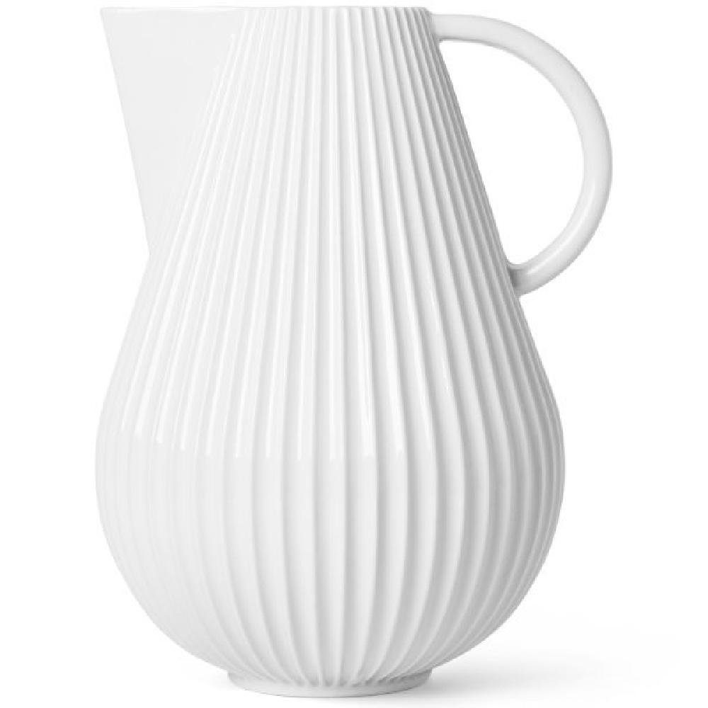Lyngby Porcelæn Dekovase Weiß Tura (27,5cm) Porcelain Krugvase